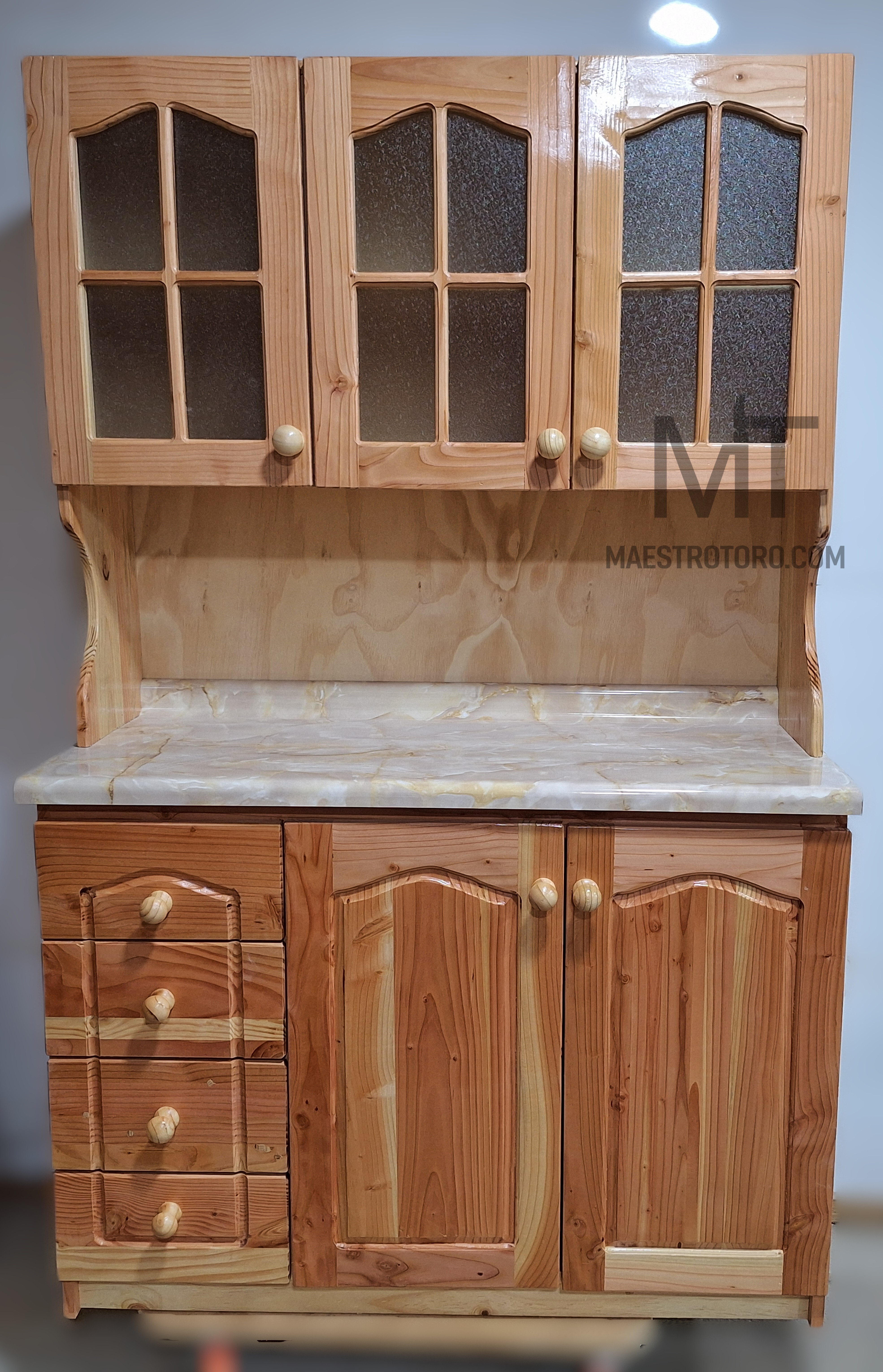 Mueble Mural 1,2m con cajonera y potsformado