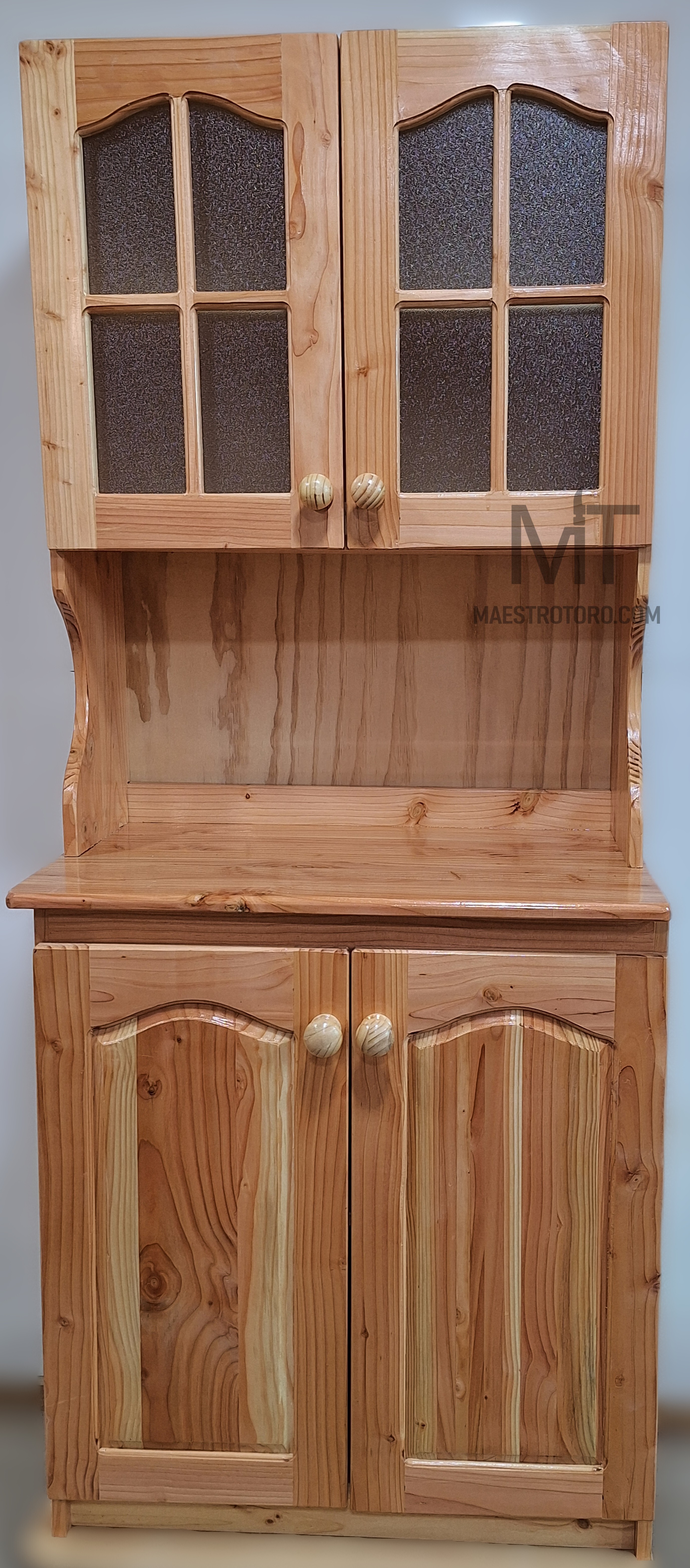 Mueble mural 80cm cubierta de madera