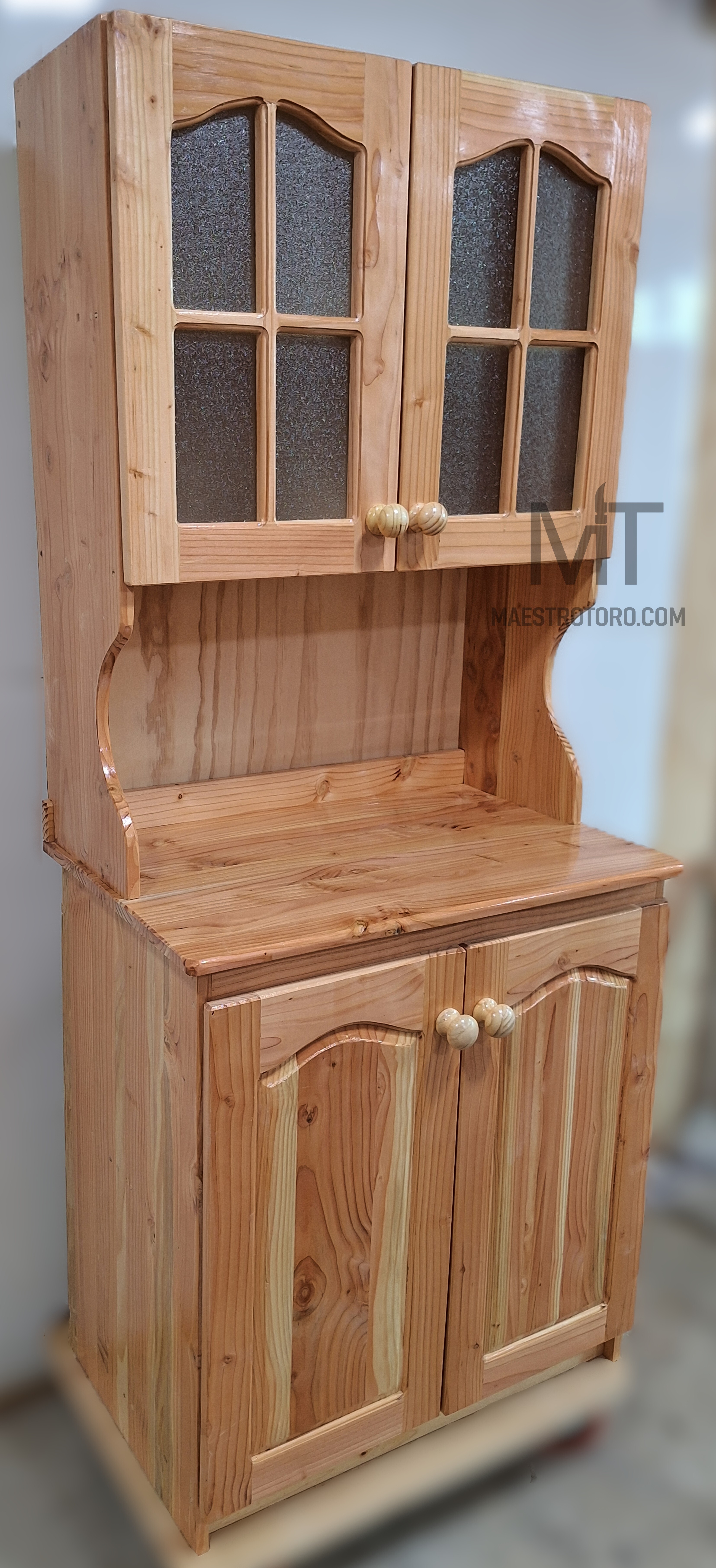 Mueble mural 80cm cubierta de madera