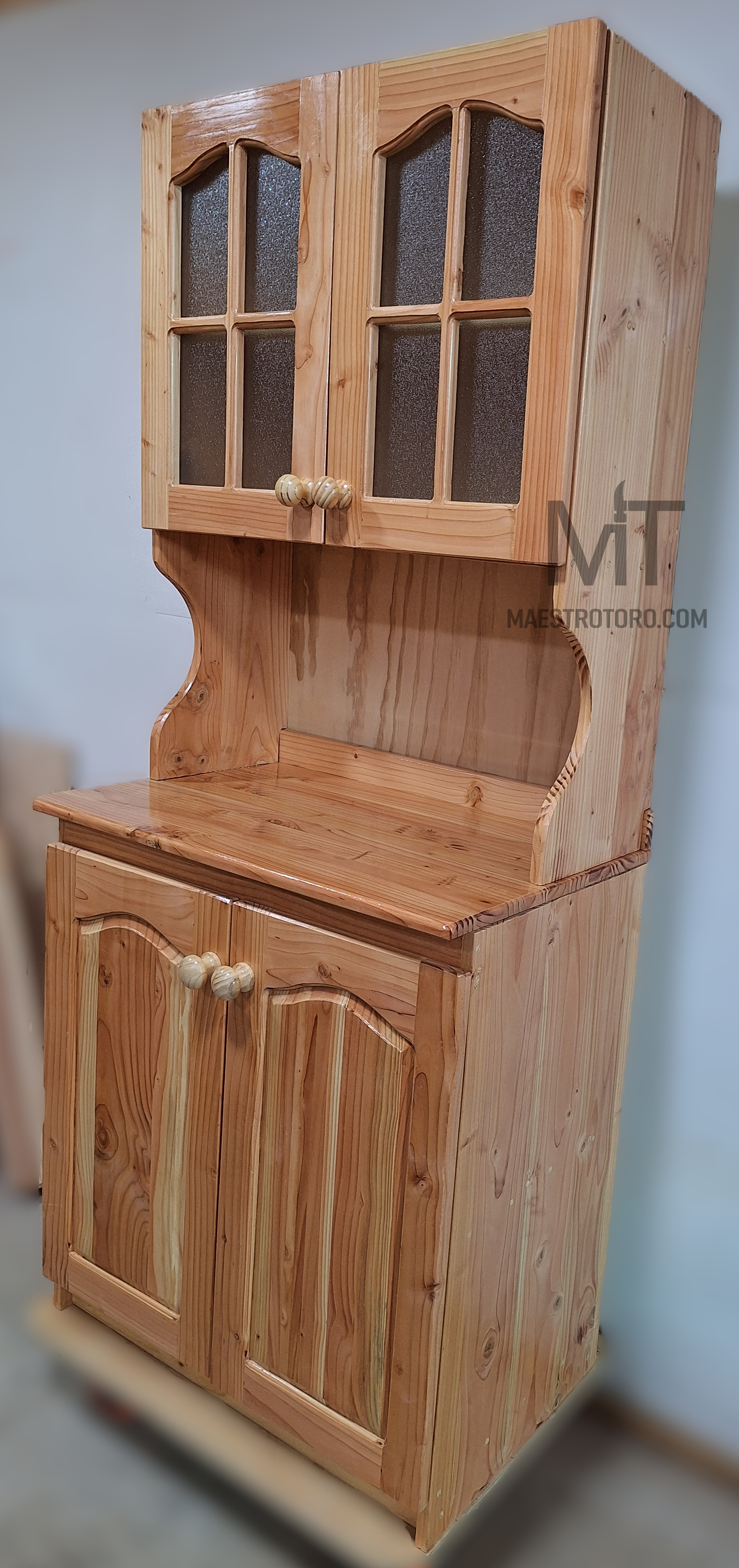 Mueble mural 80cm cubierta de madera