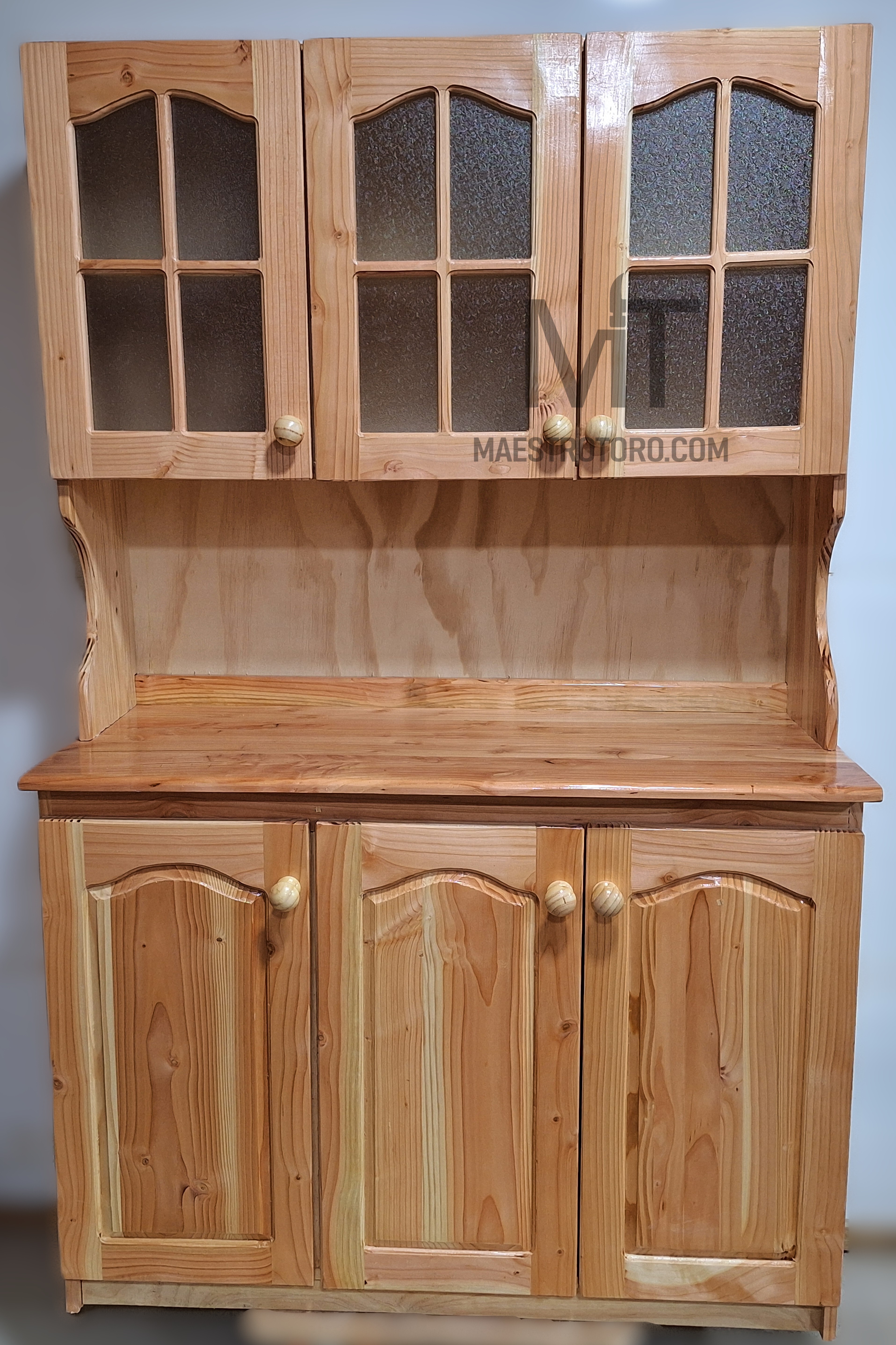 Mueble mural 1.2m cubierta madera