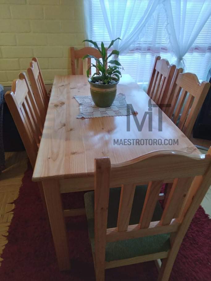 Comedor 6 sillas clasicas