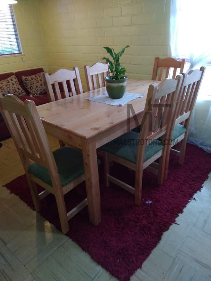 Comedor 6 sillas clasicas