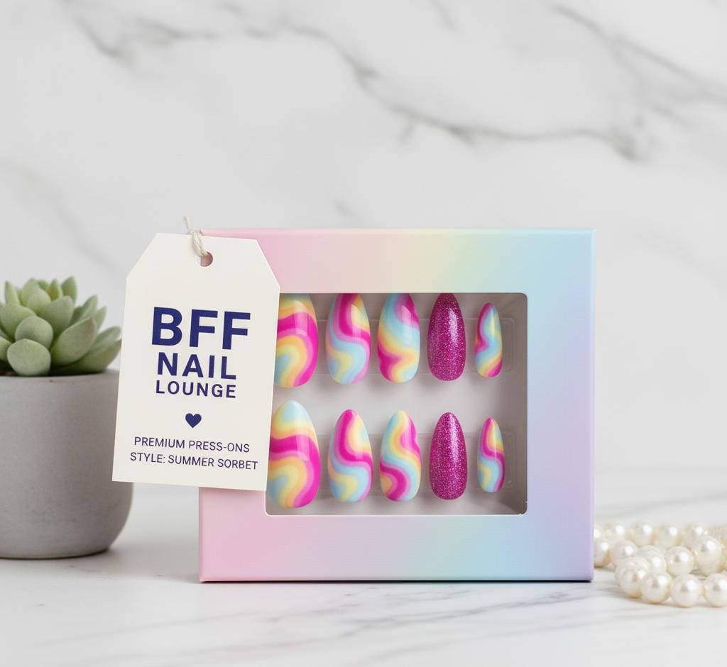 Summer Sorbet Press-On Nails