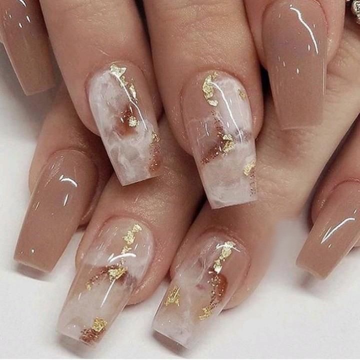 Luxury Marble Effect Press-On Nails