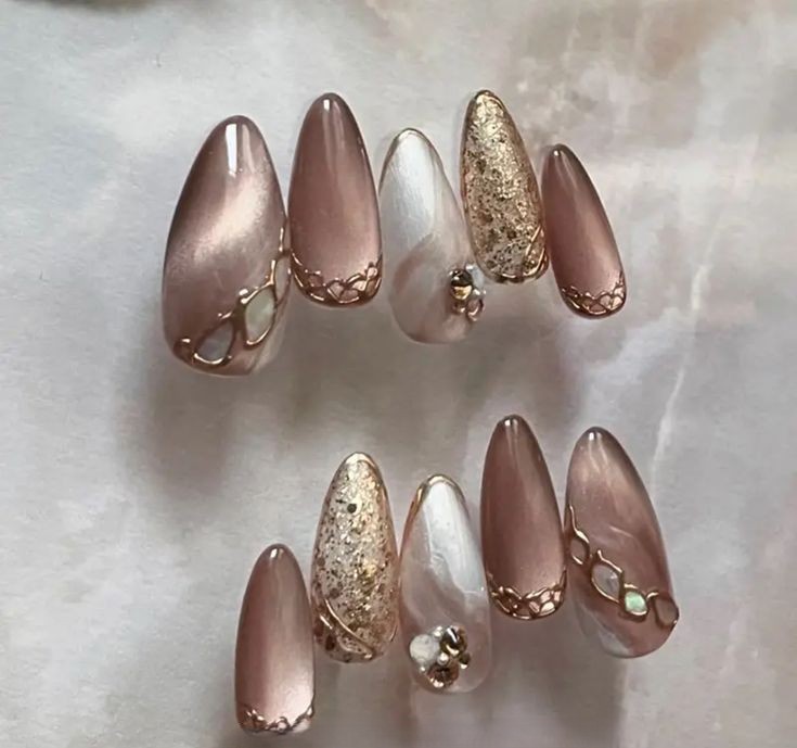 Luxury Marble Press-On 