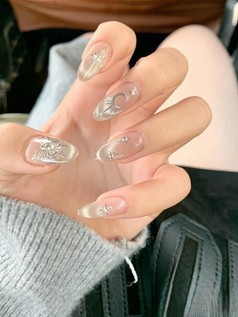 Clear Acrylic Press-On Nails