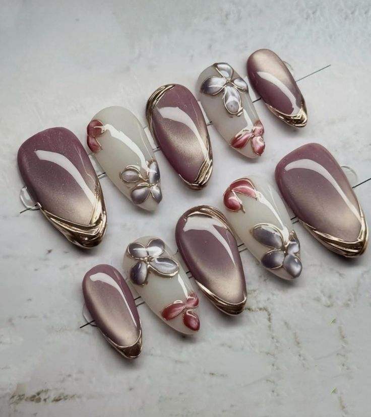 Mauve-to-Pink Ombré