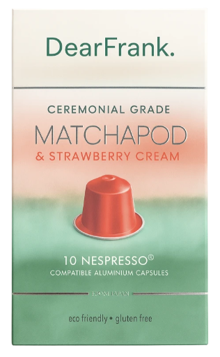 Doğal Çilek Aromalı & Kremalı Matcha Latte