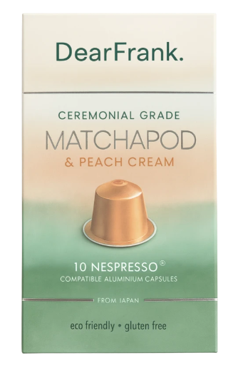 Doğal Şeftali Aromalı & Kremalı Matcha Latte