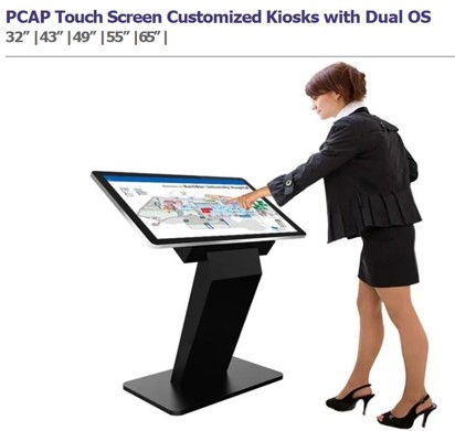 SYN Horizontal K Type Interactive Kiosk