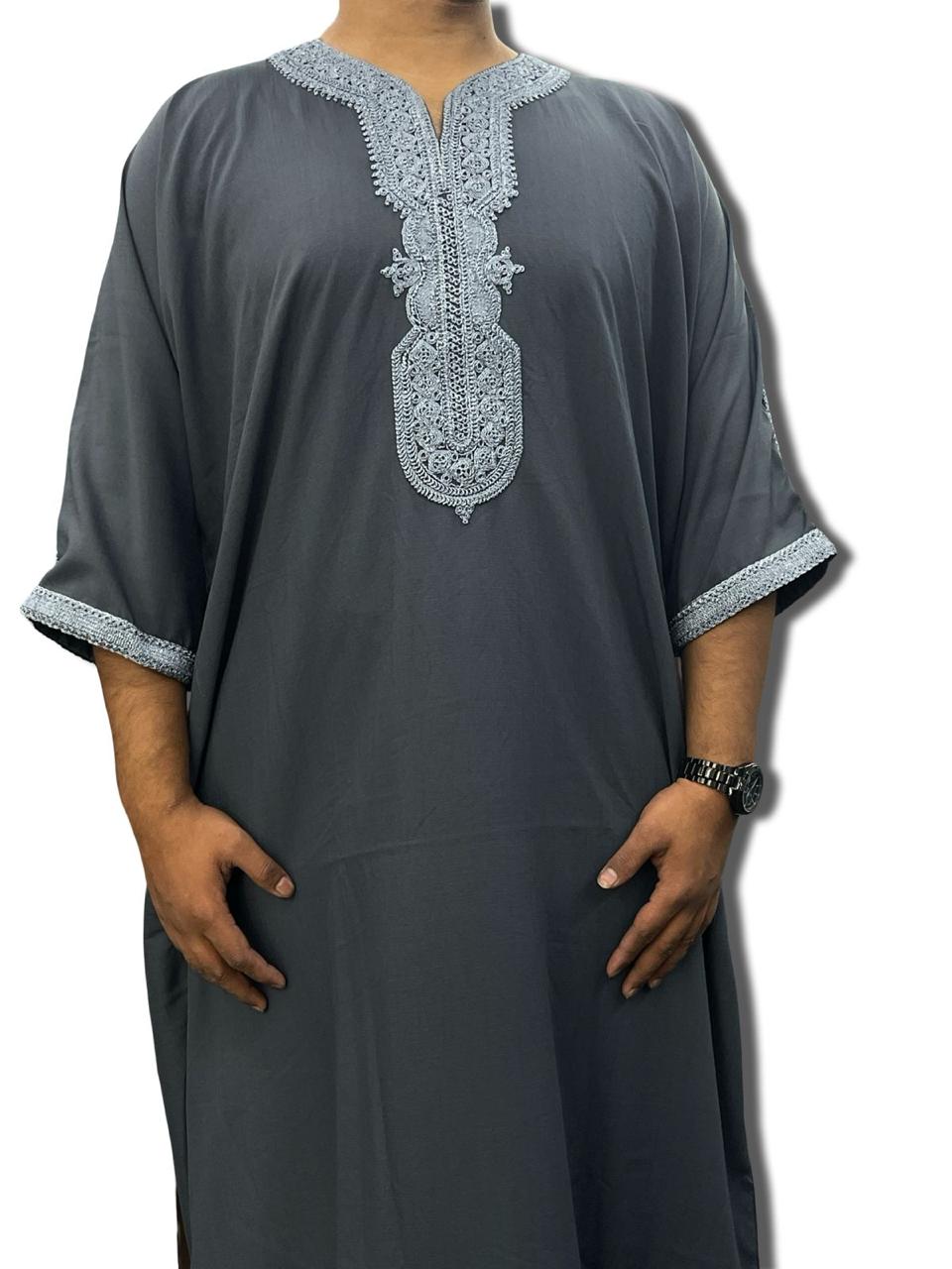 Moroccon Thobe - Gray