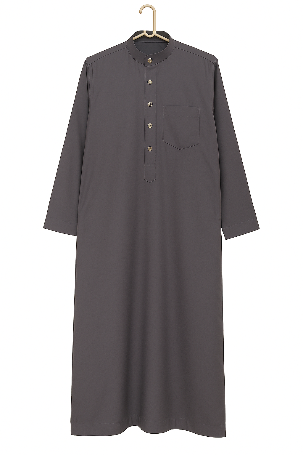 Kid's Saudi Thobe - Charcoal gray