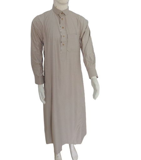 Saudi Thobe - Light Gray
