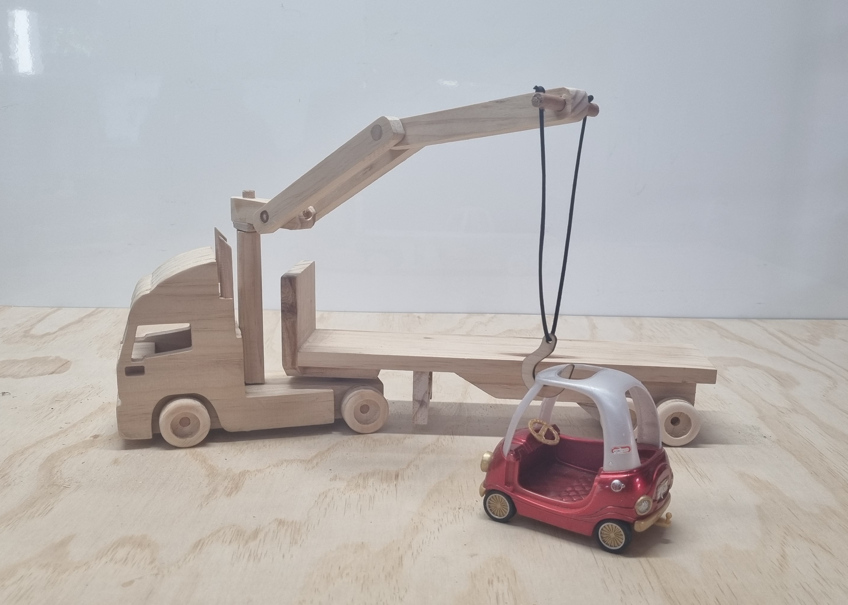 Wooden Toy Truck Set
