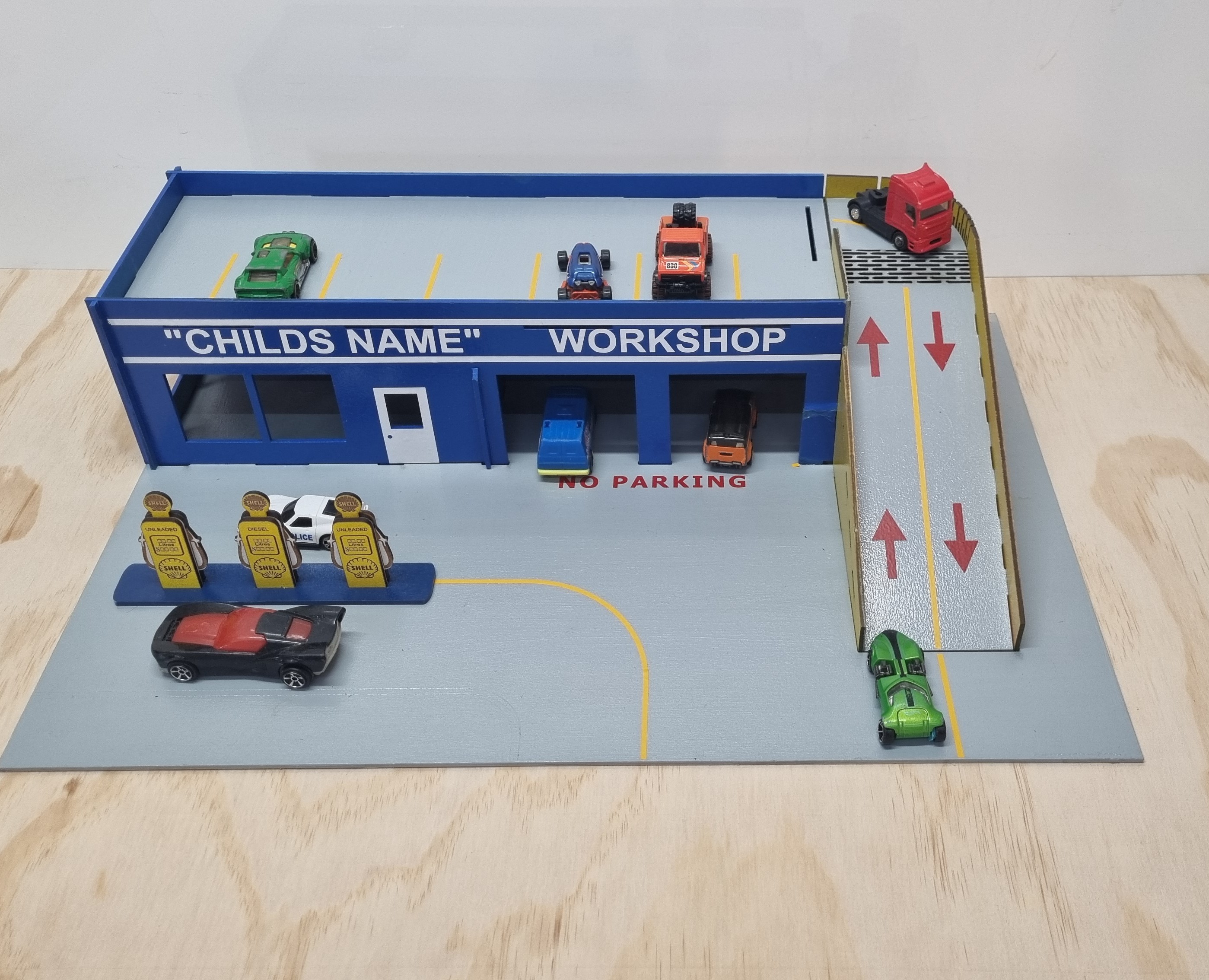 Customizable Toddlers  Toy Garage Workshop