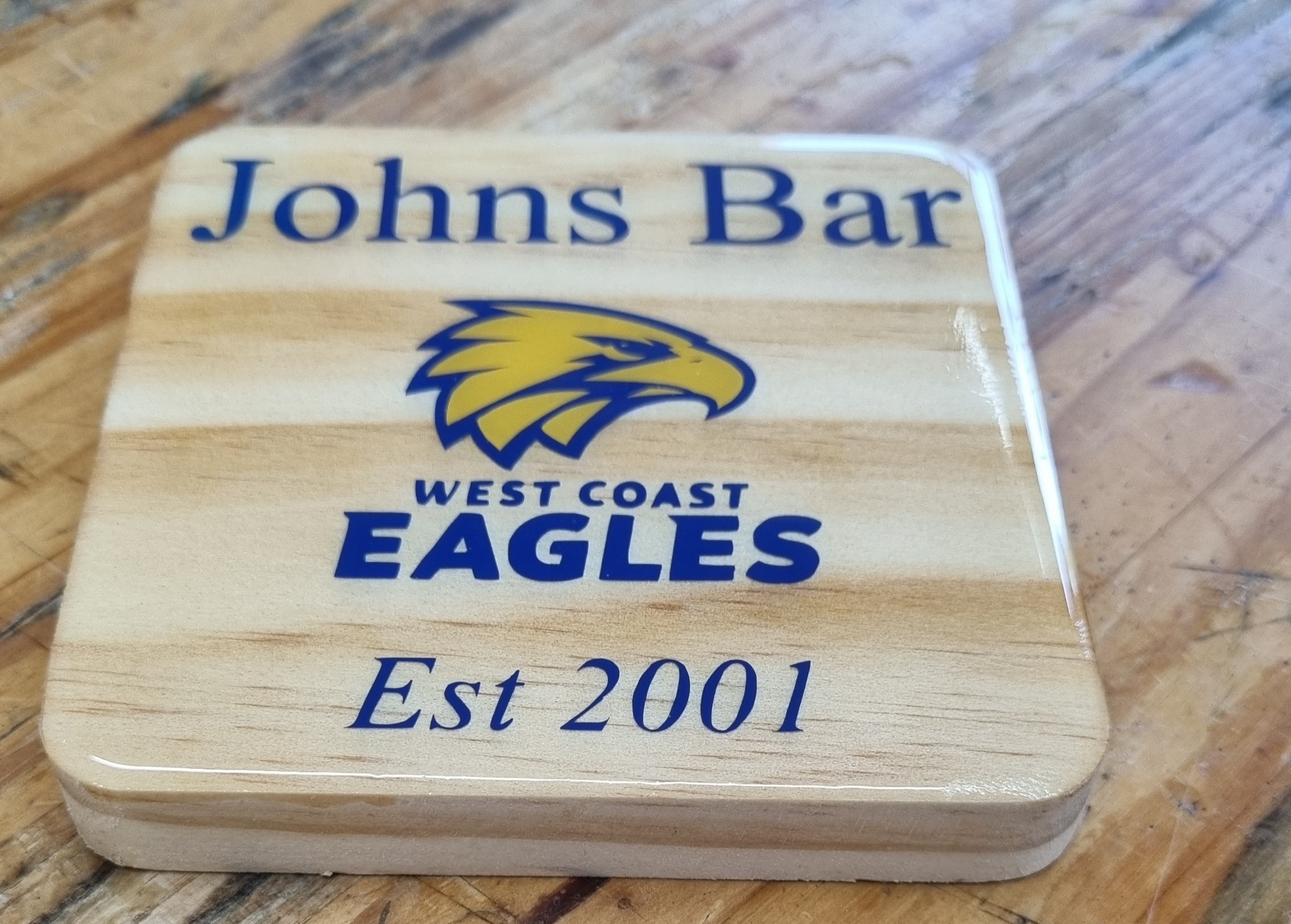 Engraved Wooden Drink Coasters