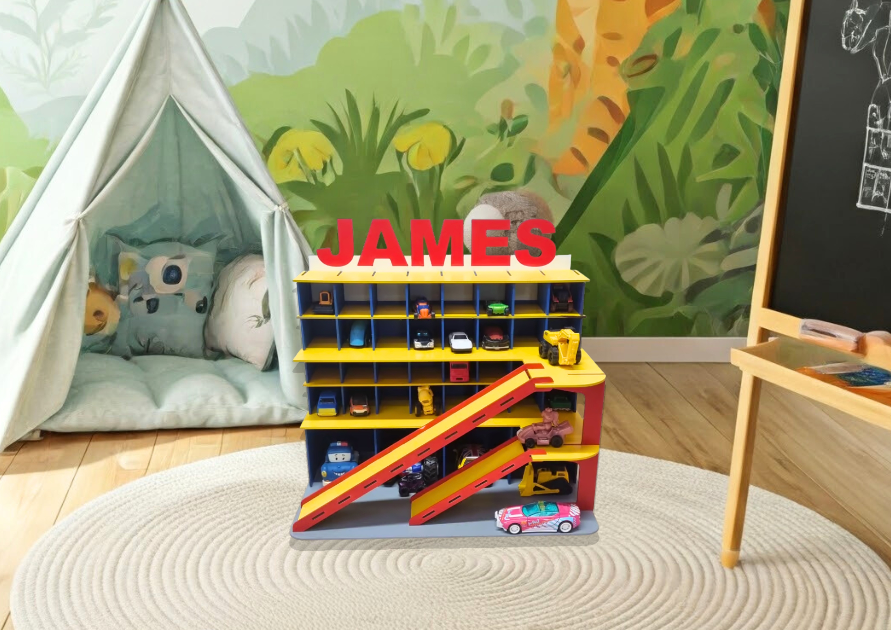 Custom Toy Car Garage