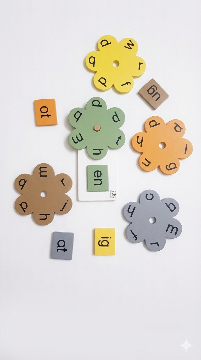 CVC Word Builder- Wooden 