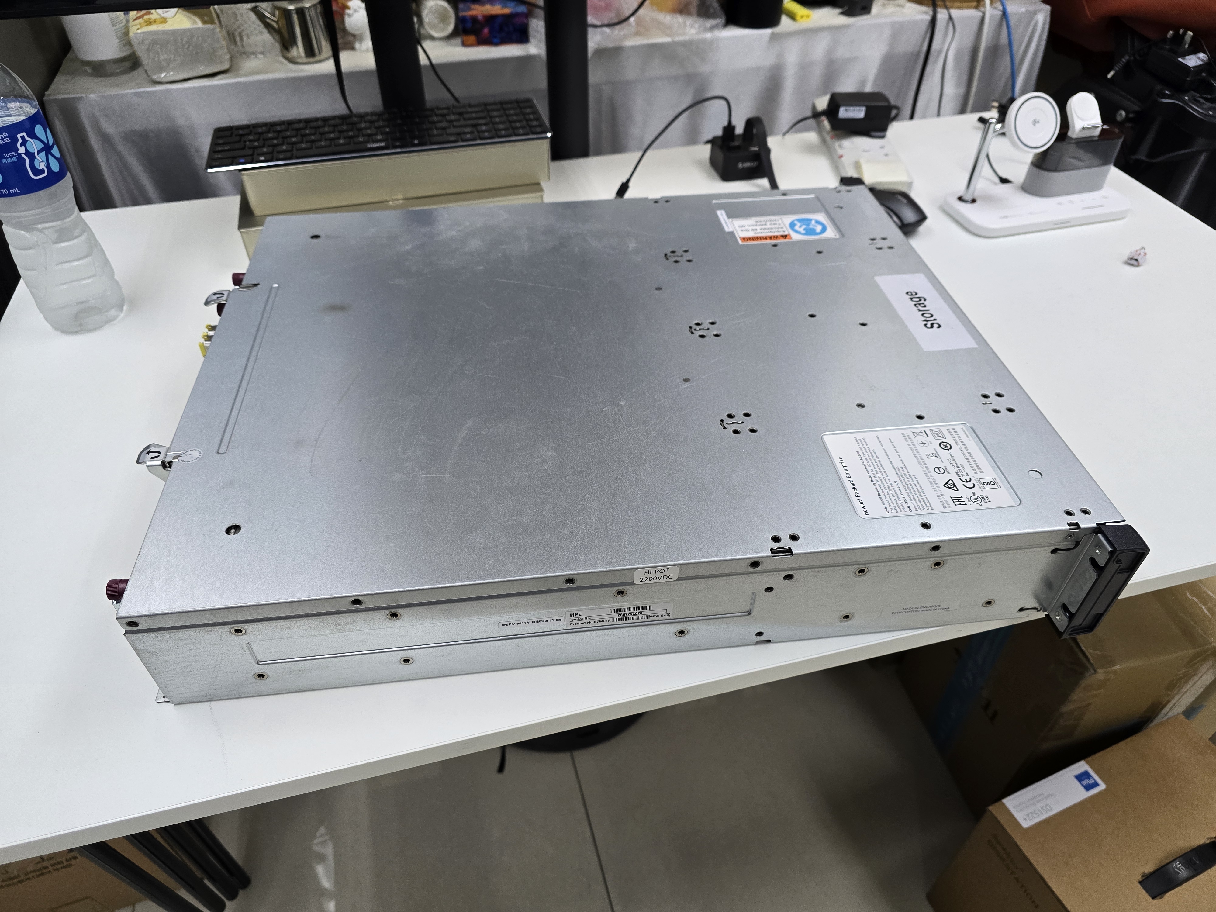 HP MSA2040 San Storage 2x Controller(FC + 10Gb) 3.5" 8TB SAS HS HDD x 6