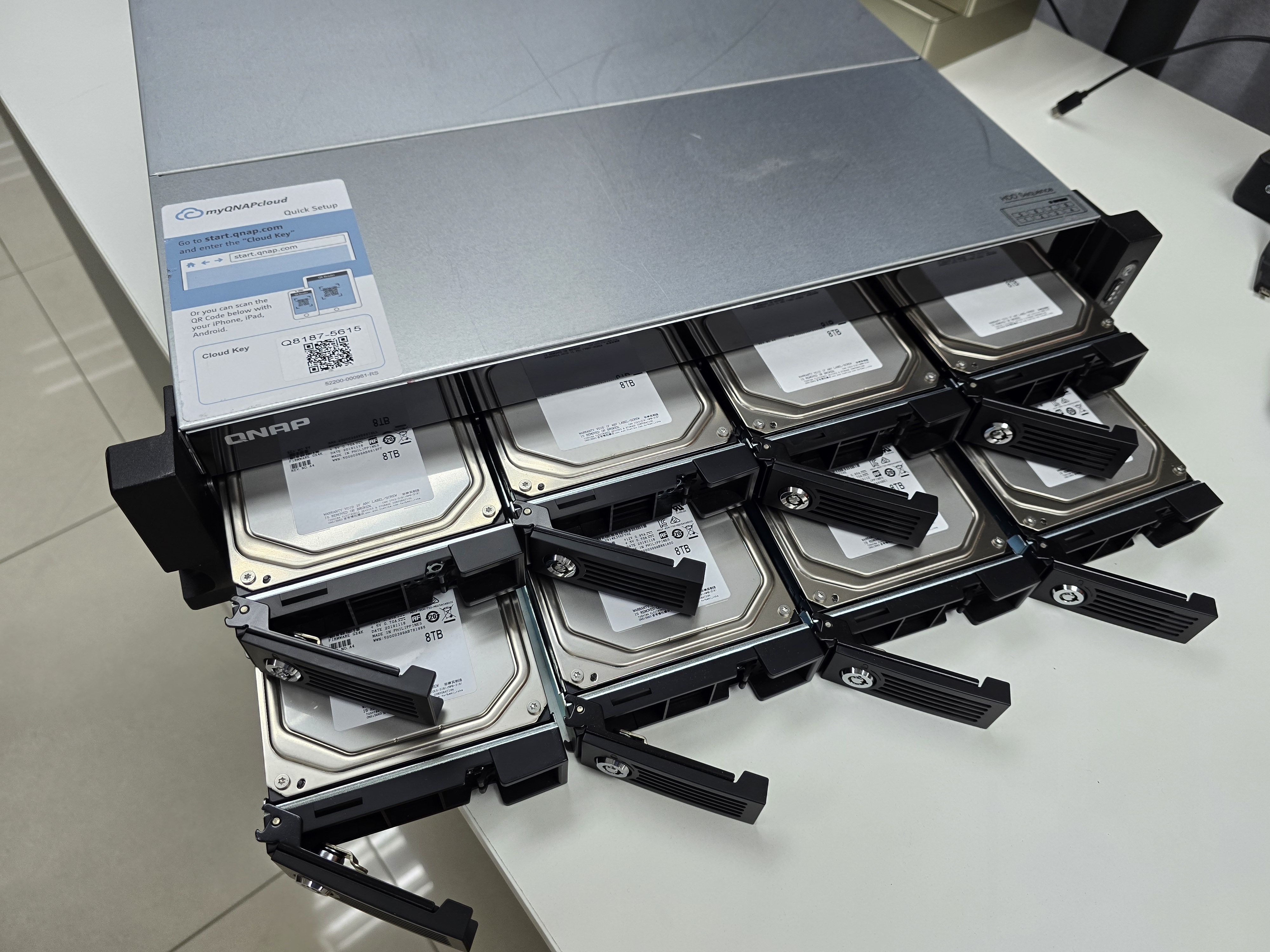 Qnap TS-853U-RP NAS Storage Server