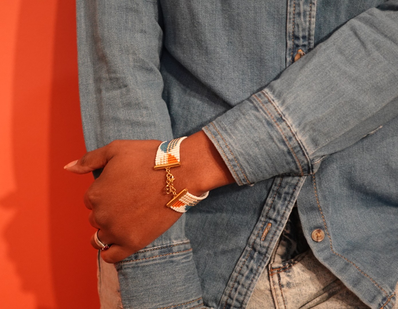 Handmade Beaded Bracelet "Moon collection"