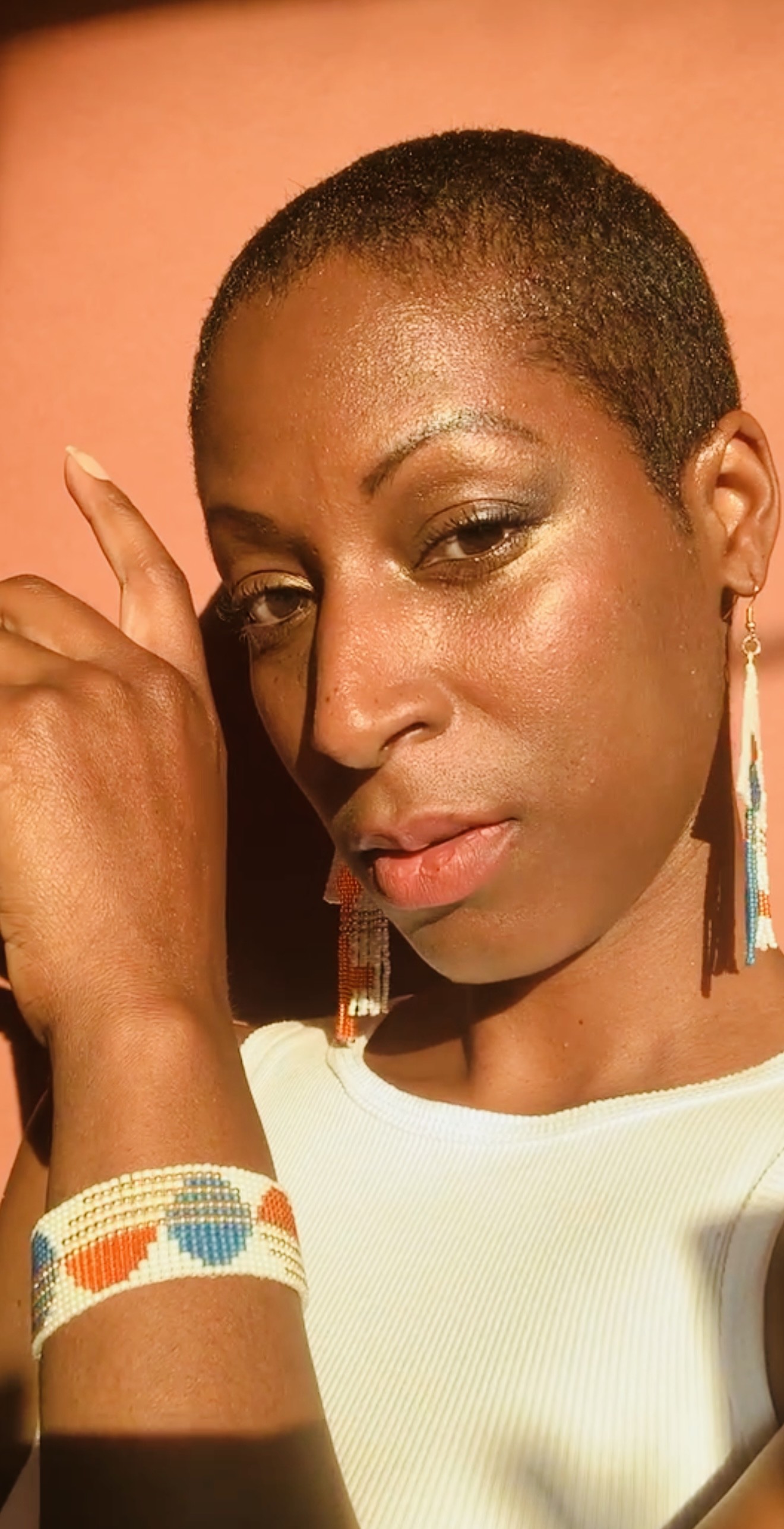 Handmade Beaded Bracelet "Moon collection"