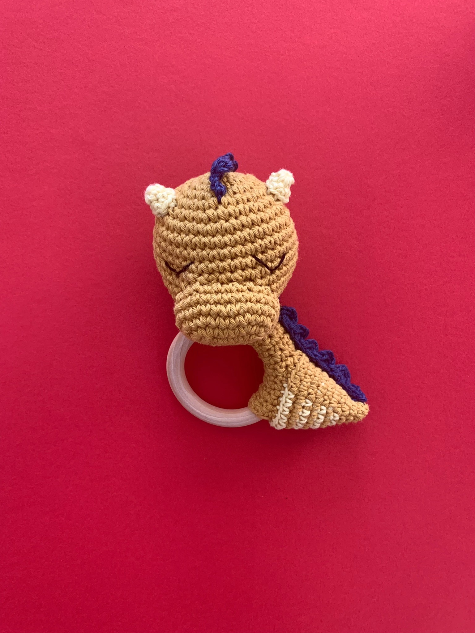 Handmade Crochet Baby Rattles in 100% Cotton Yarn