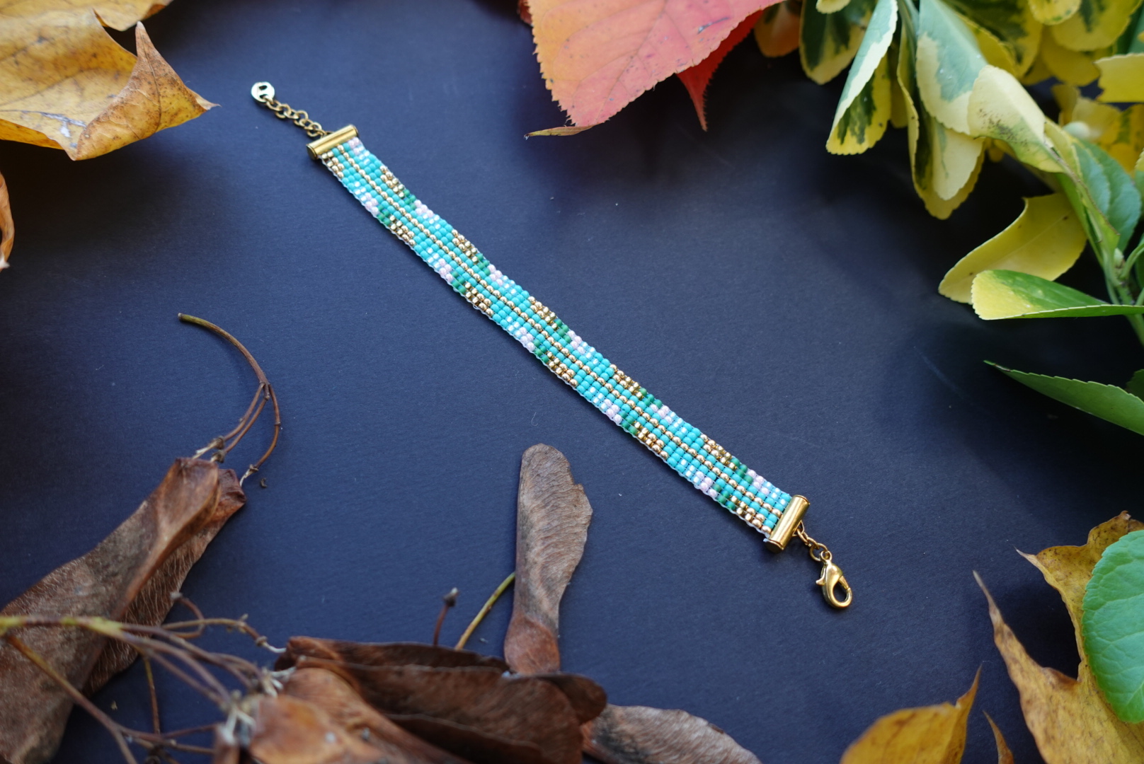 Handmade Beaded Bracelet "Pastel collection"