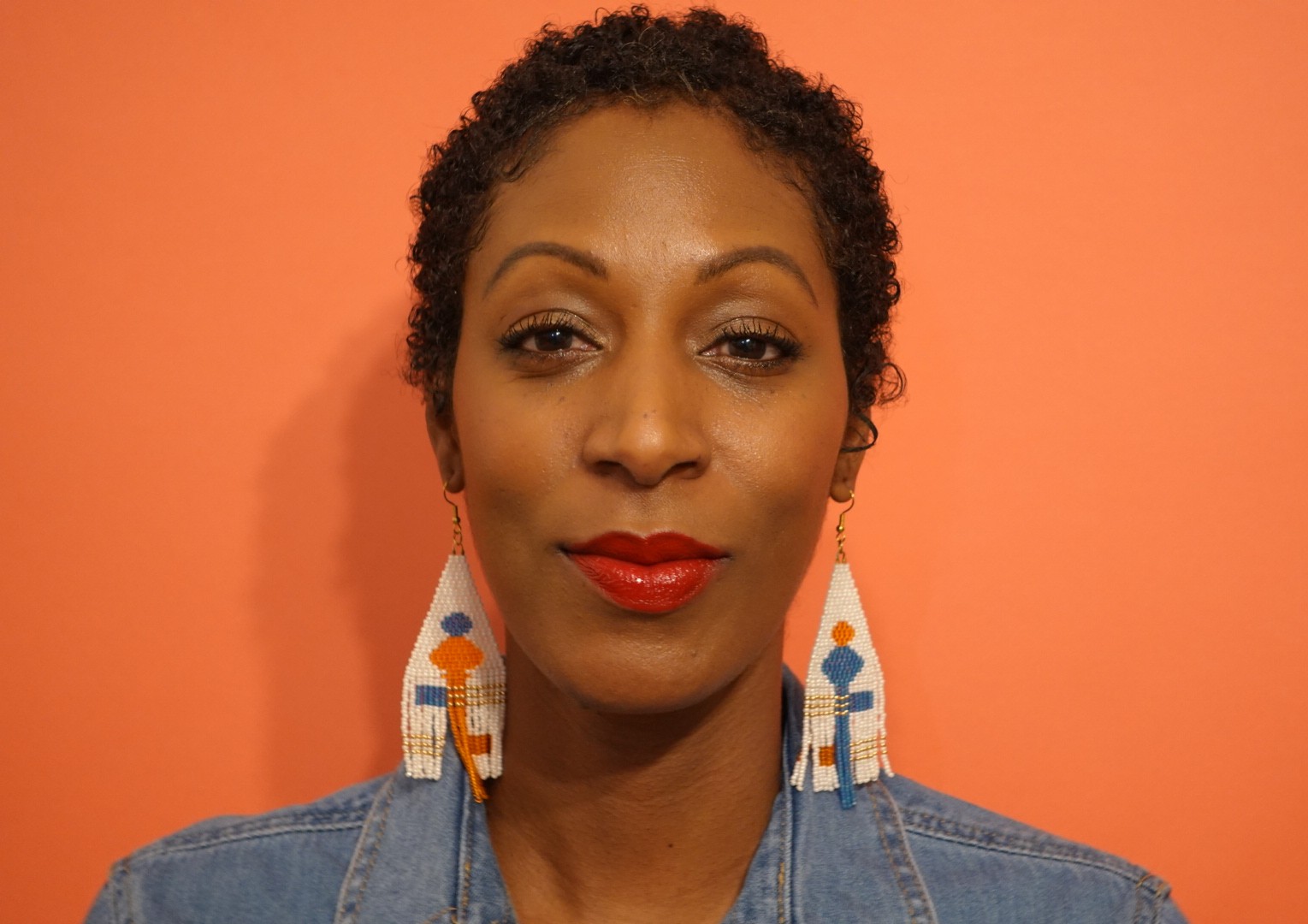 Handmade Beaded Earrings "Moon collection"