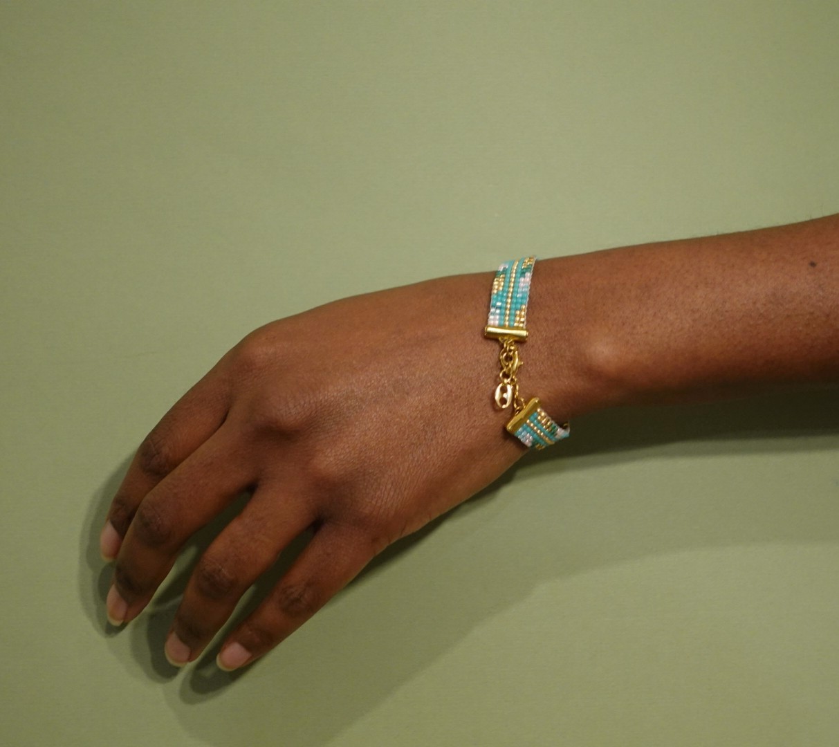 Handmade Beaded Bracelet "Pastel collection"