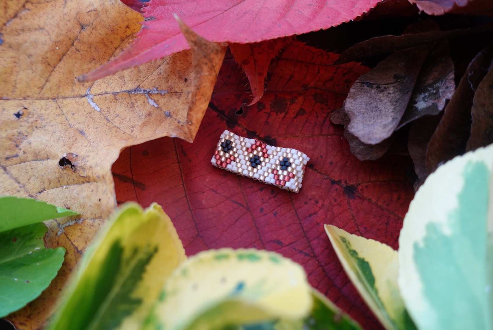 Gold Patterned Statement Ring "Egypt collection"