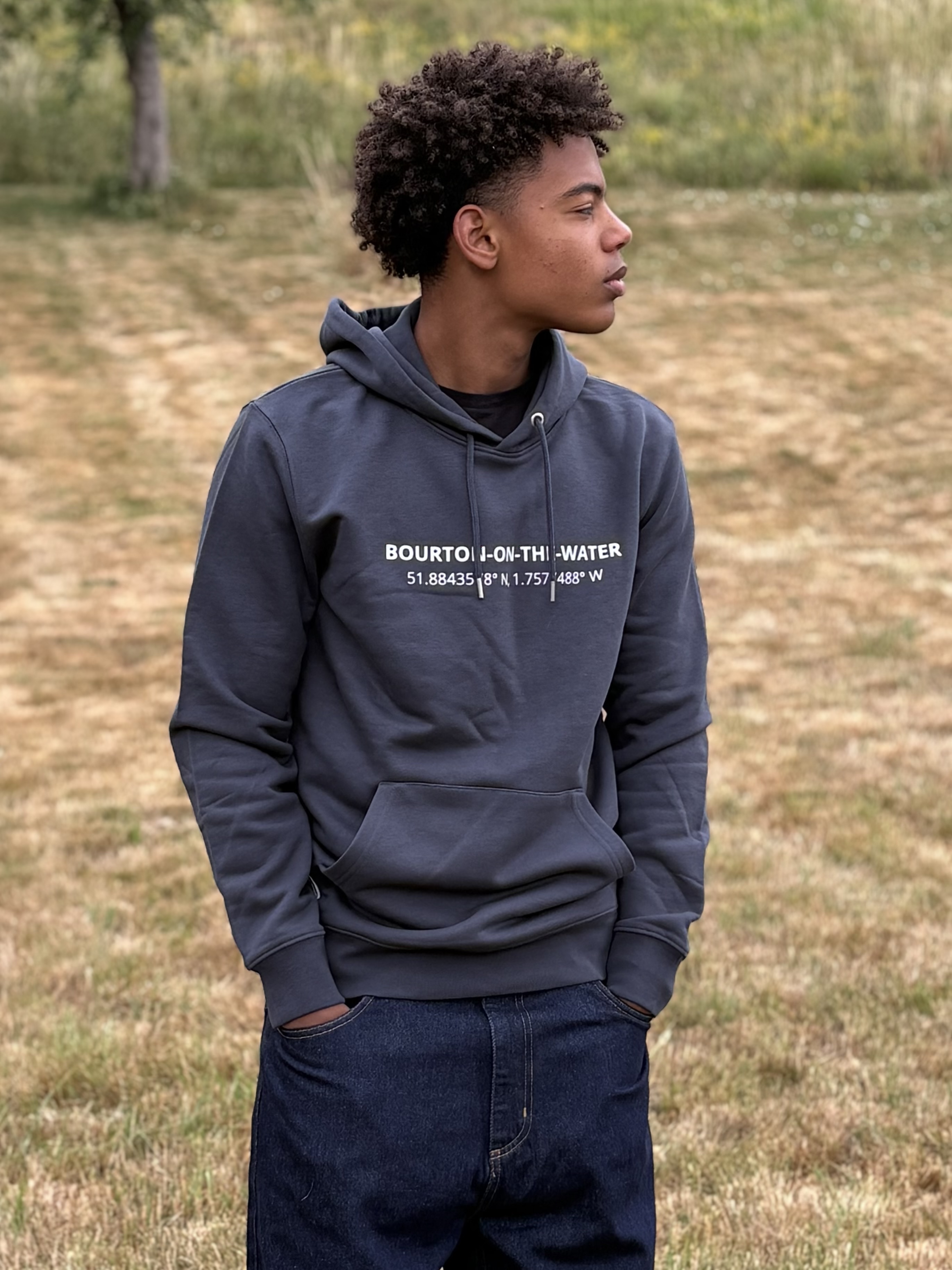 Bourton-on-the-Water Coordinates Hoodie
