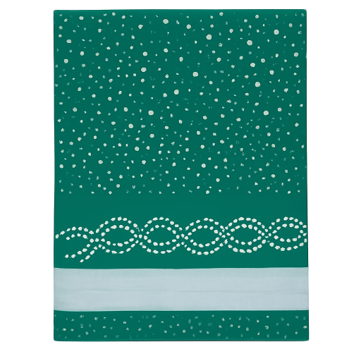 Green Printed Fabric