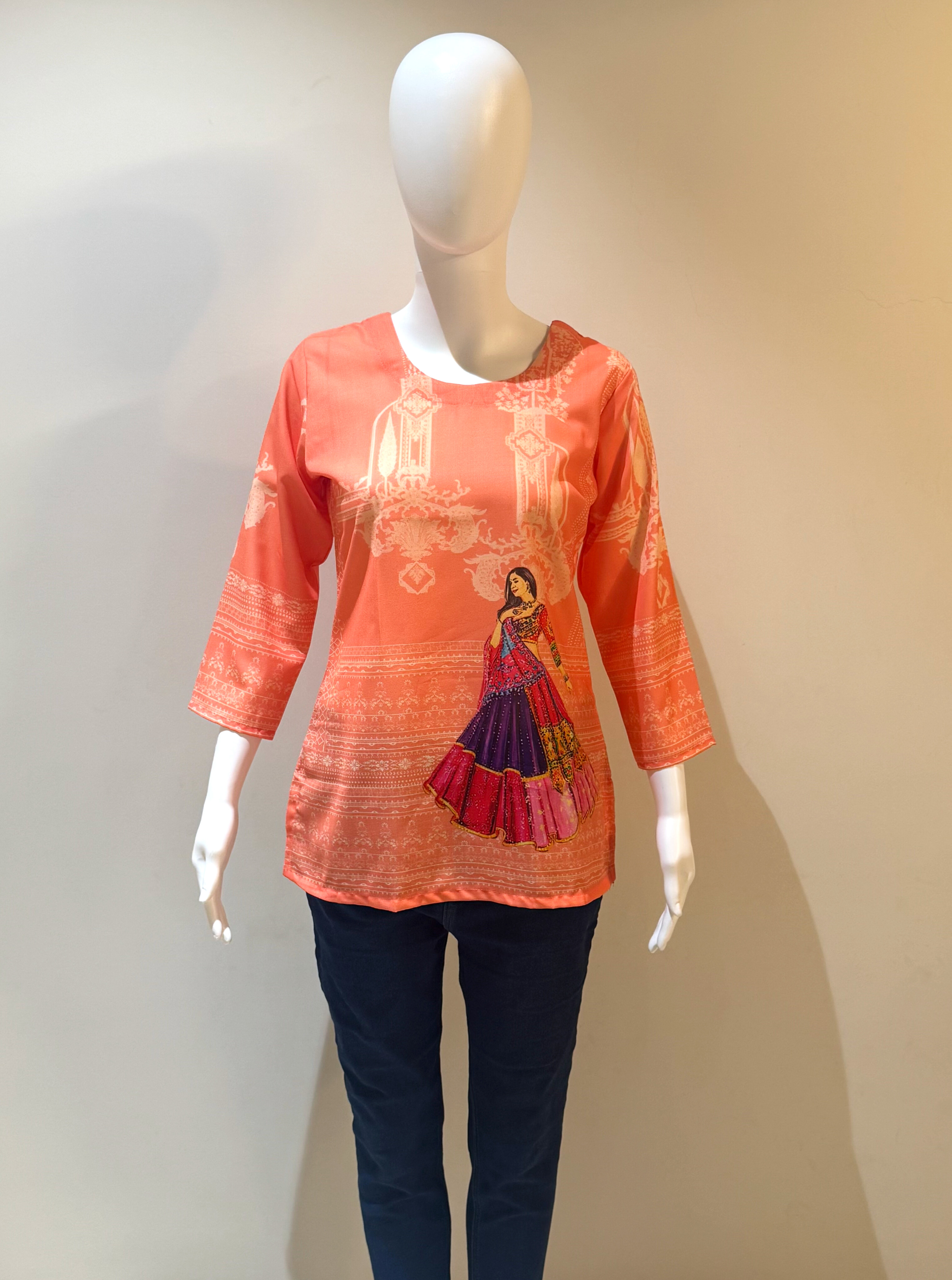 Linen Digital Printed Tunic 