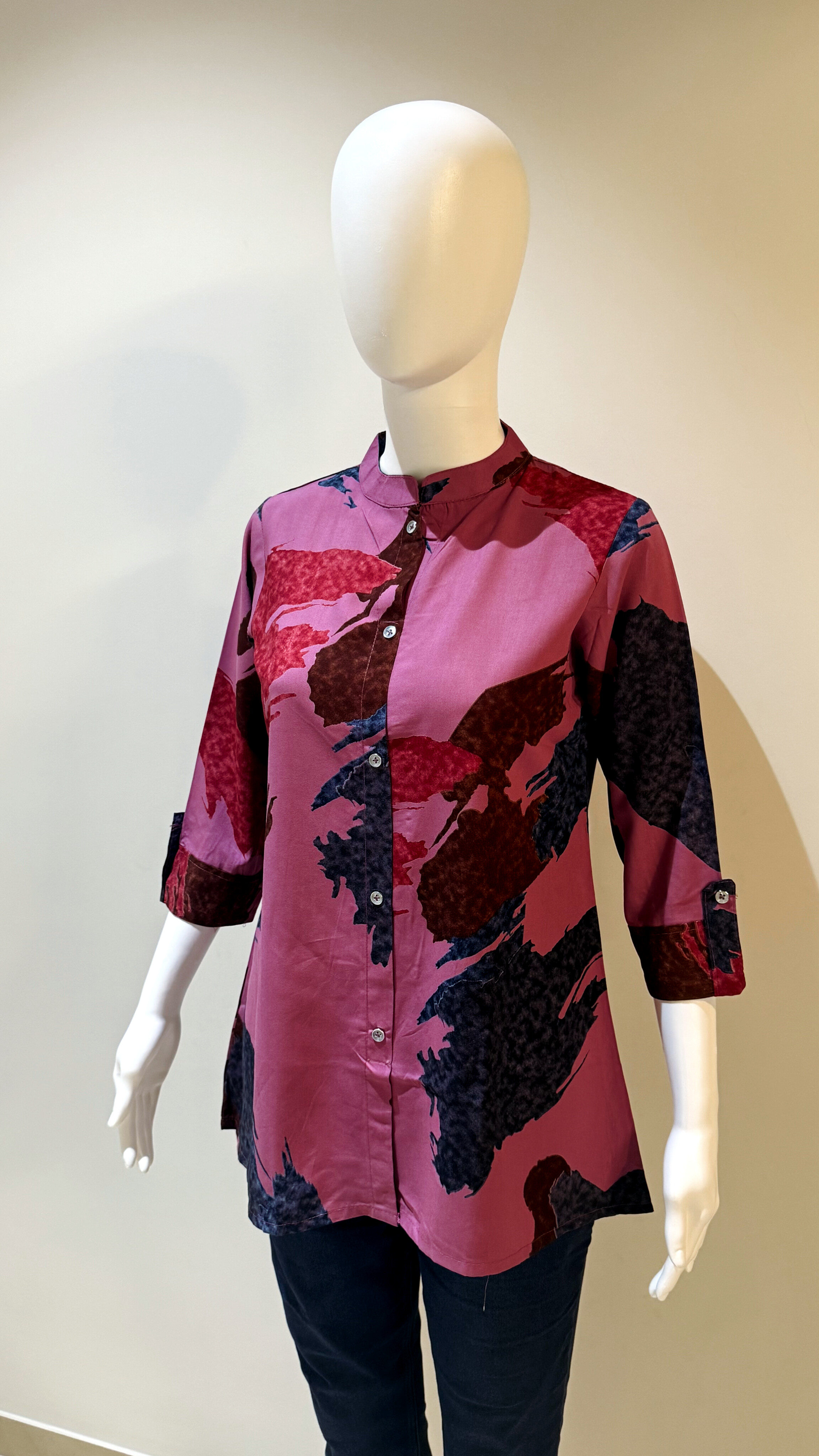 Heavy Rayon Discharge Print 