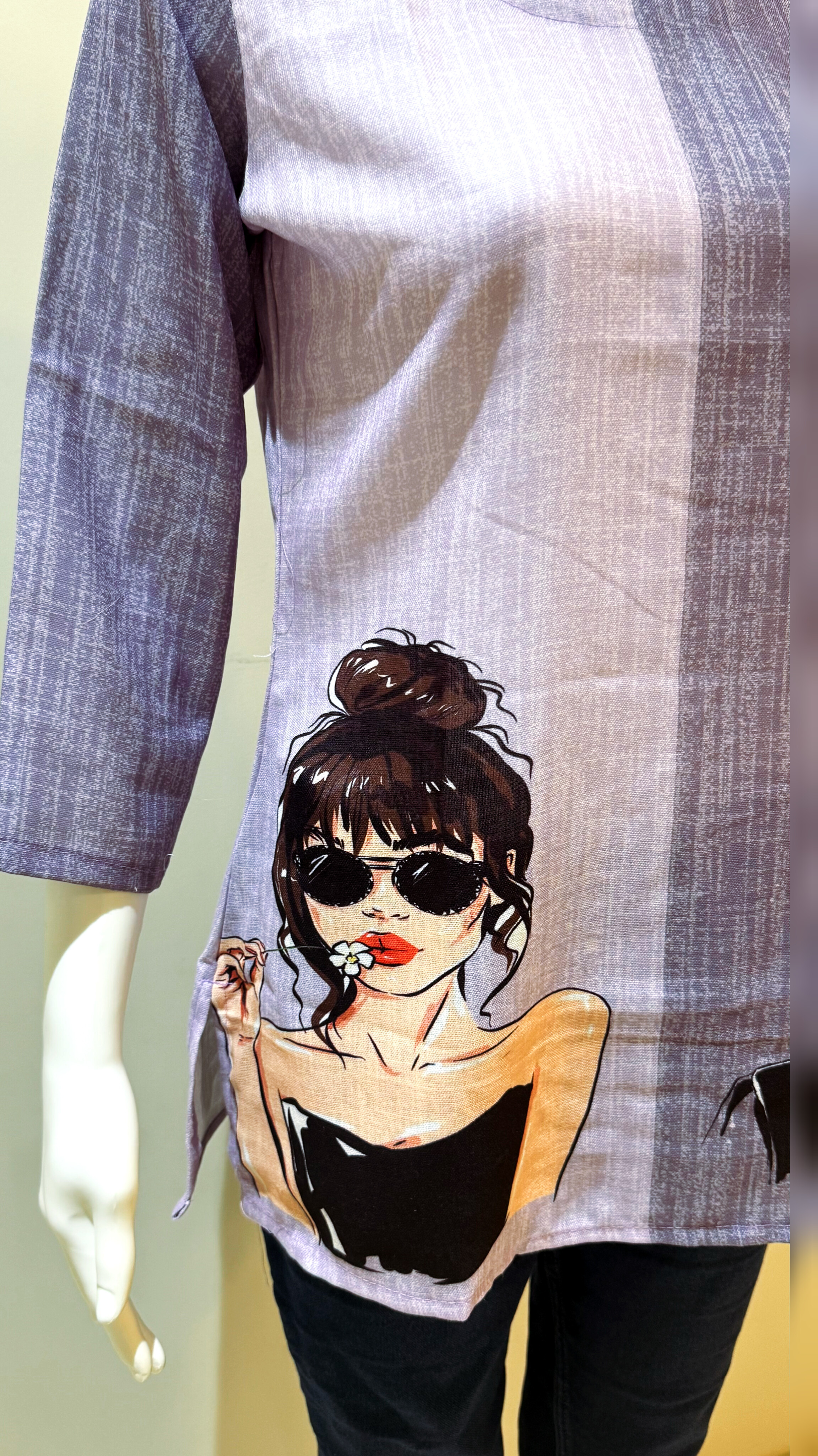 Linen Digital Printed Tunic 