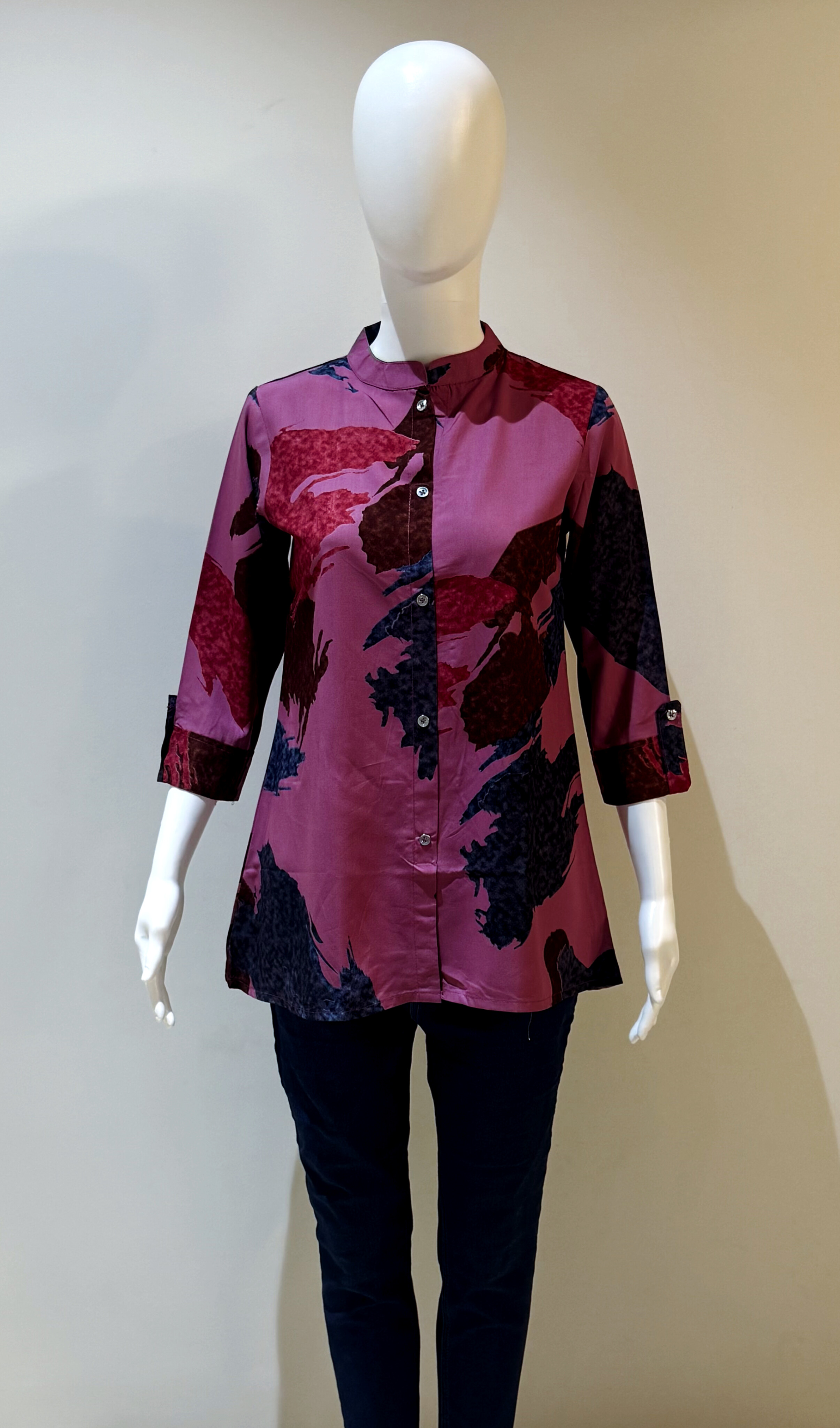 Heavy Rayon Discharge Print 