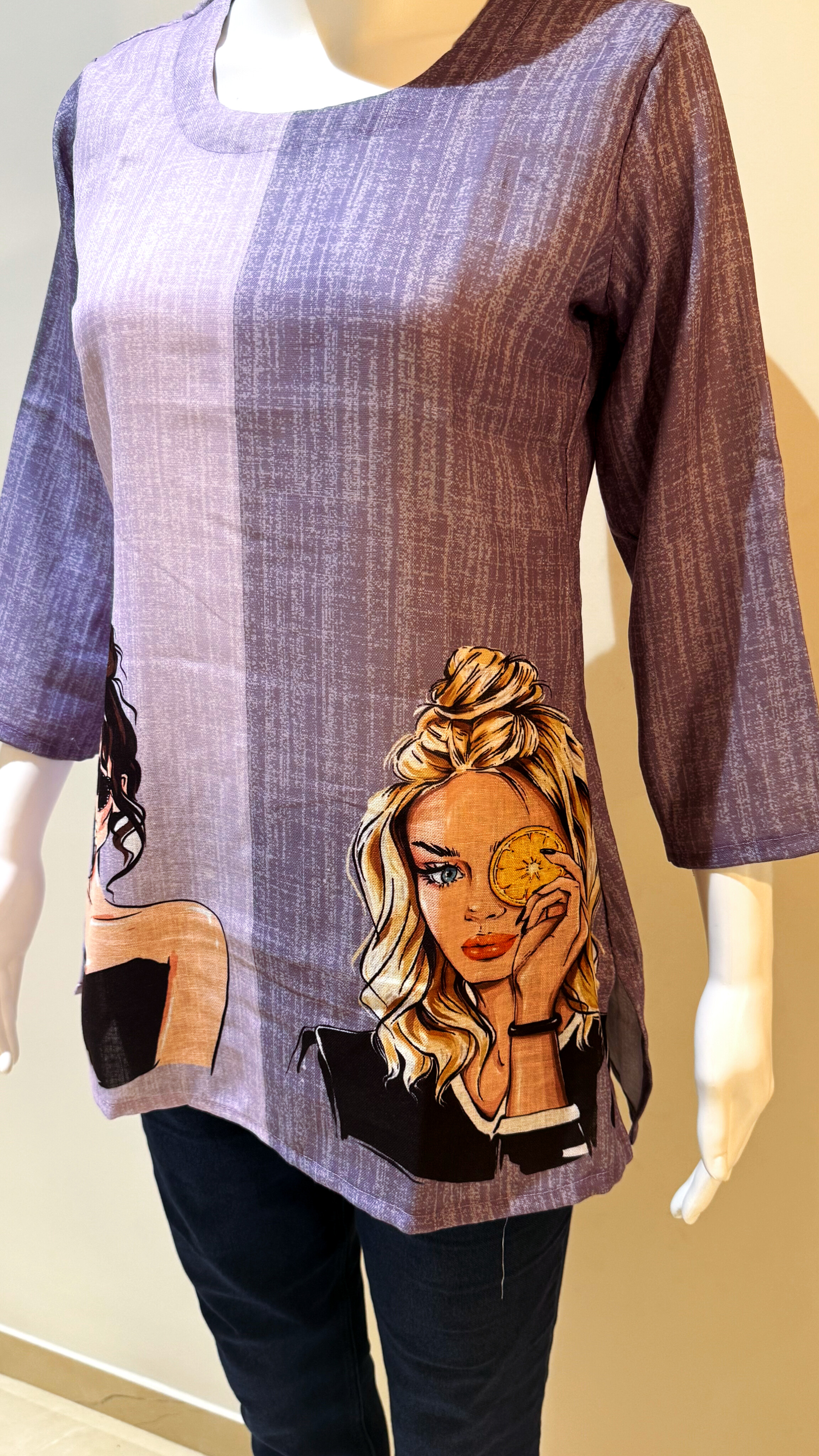 Linen Digital Printed Tunic 