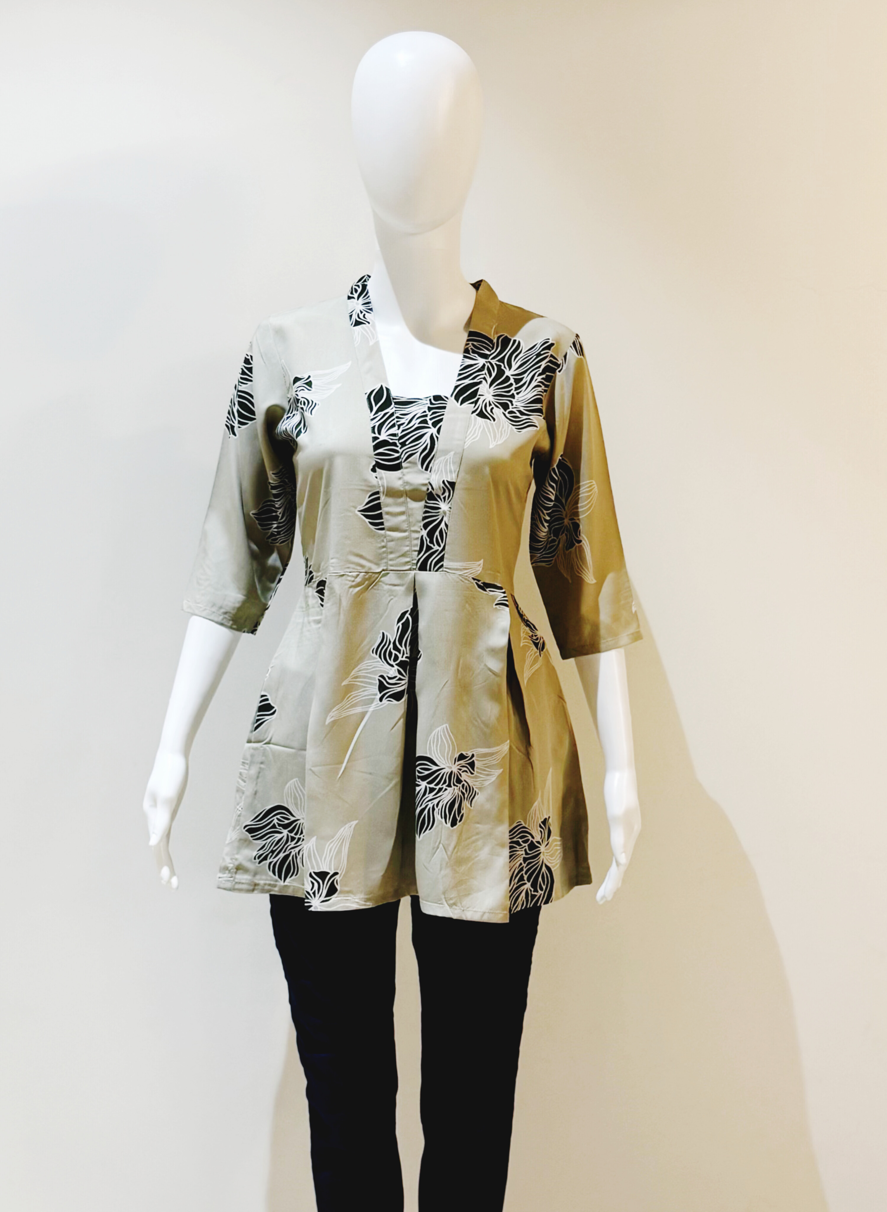 Flared Printed Tunic 