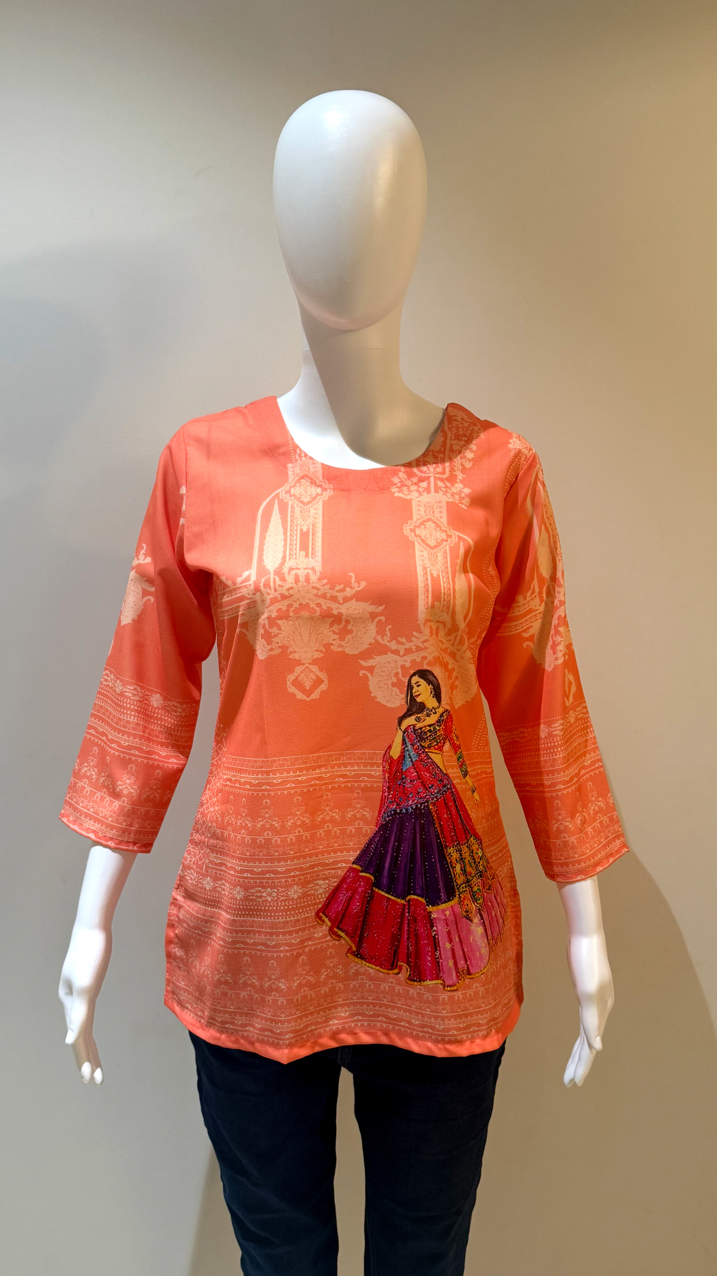 Linen Digital Printed Tunic 