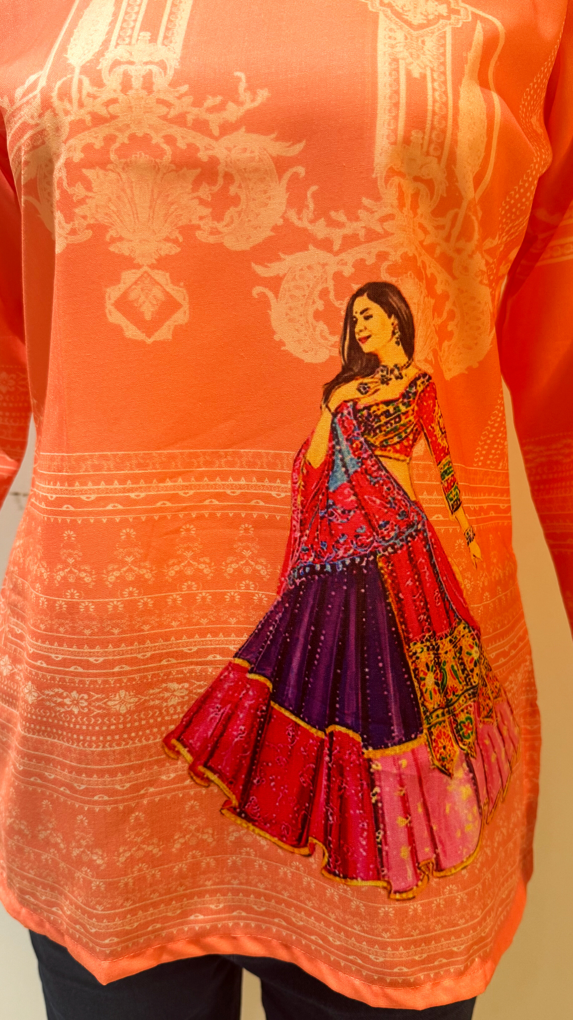 Linen Digital Printed Tunic 