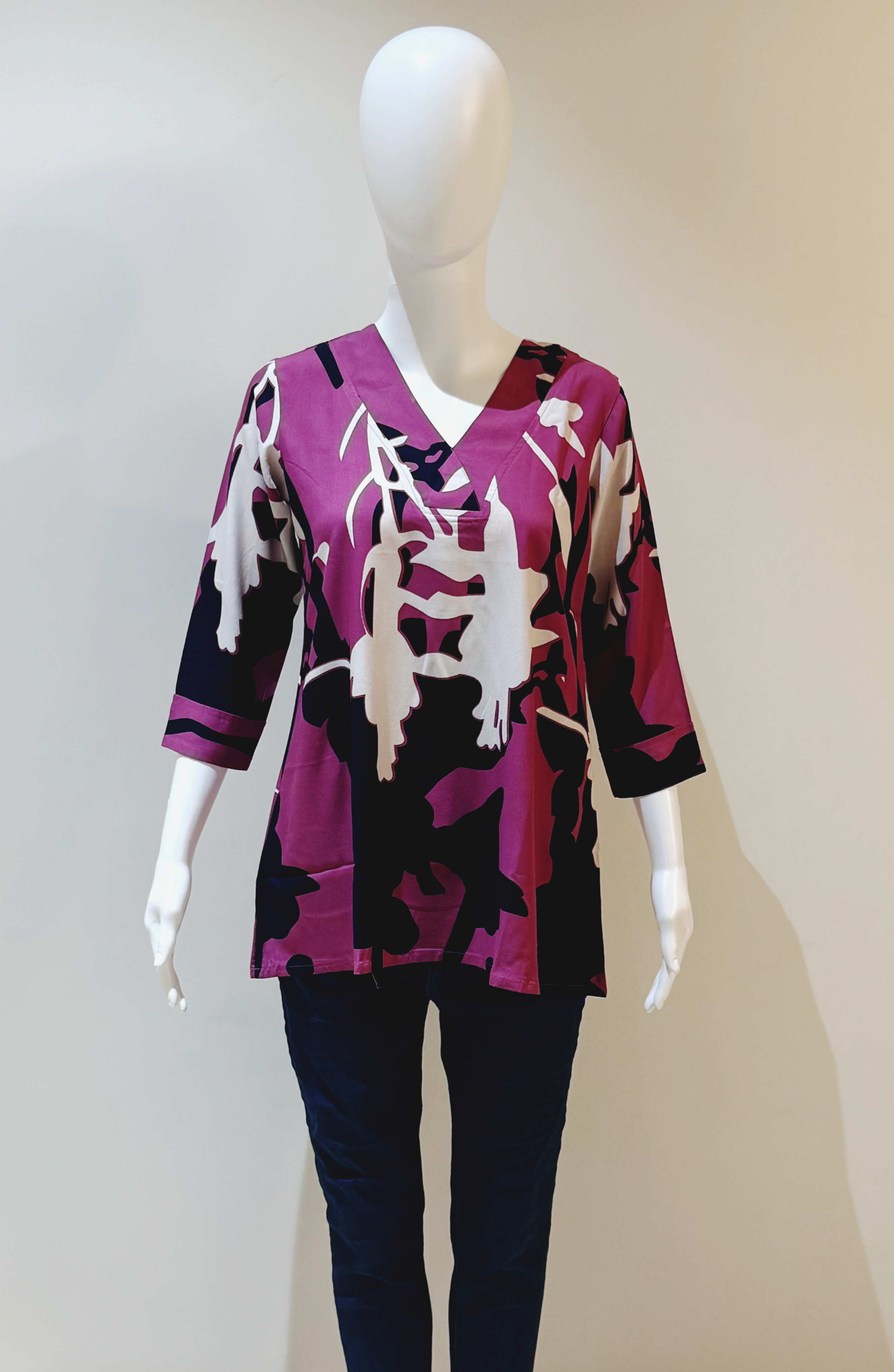 Heavy Rayon Discharge Print