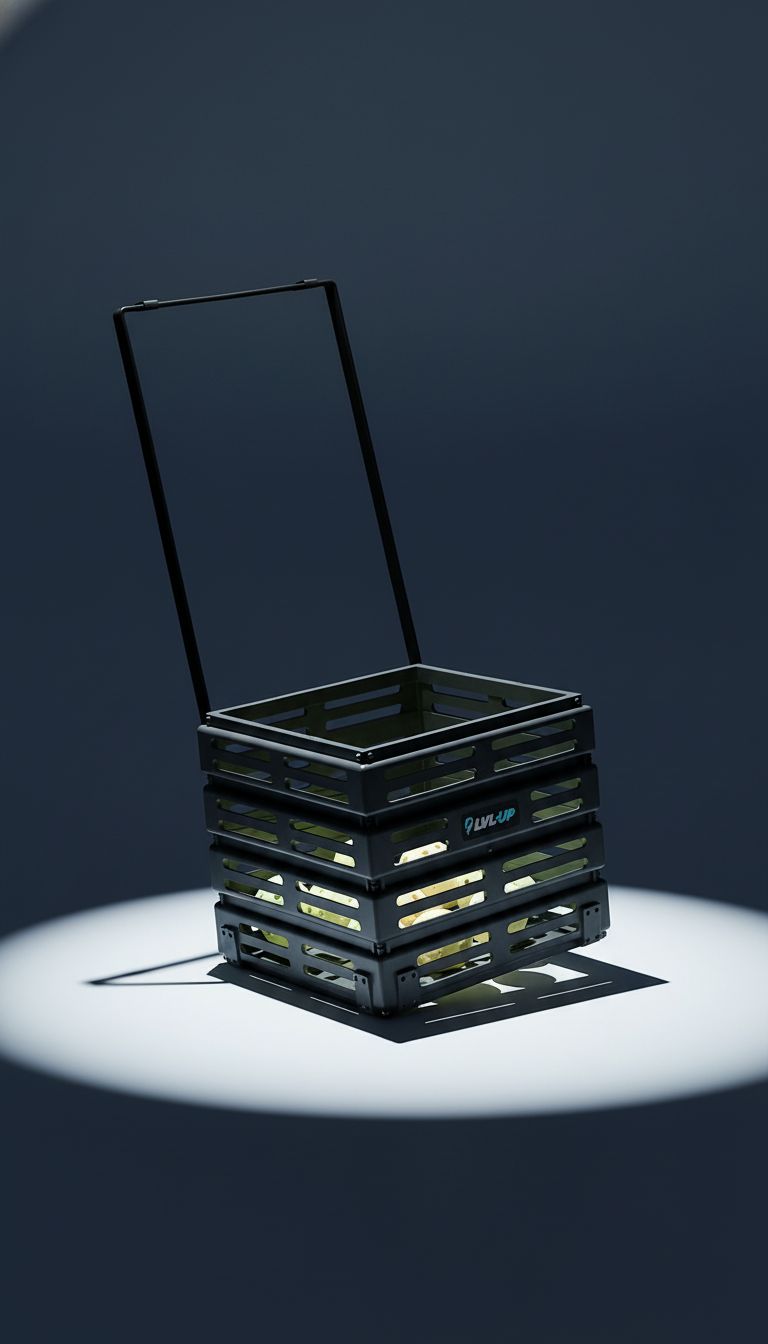 LVL-UP DRILLR 2-in1 PICKLEBALL CADDY