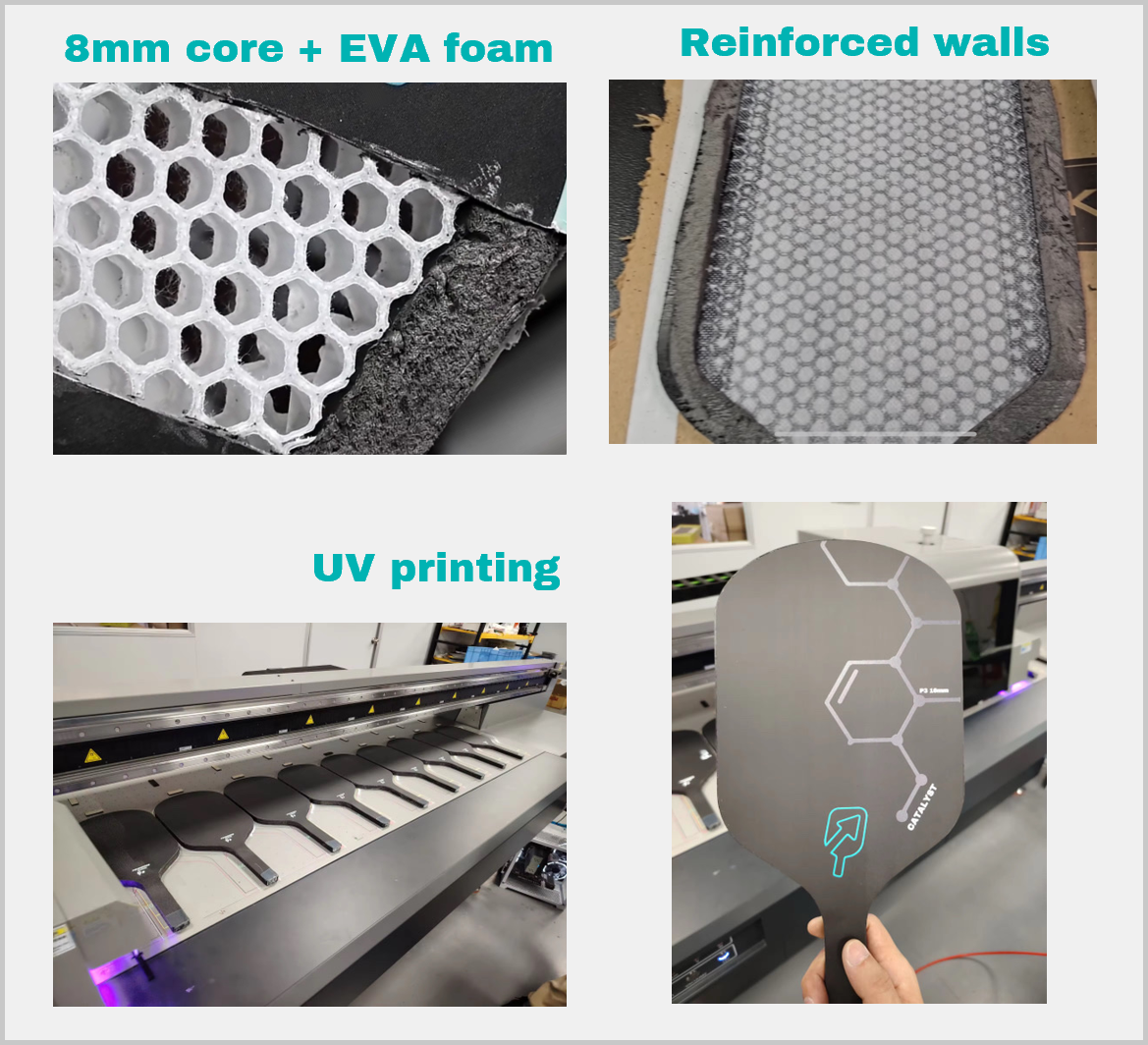 LVL-UP Catalyst P3 16mm Pickleball Paddle