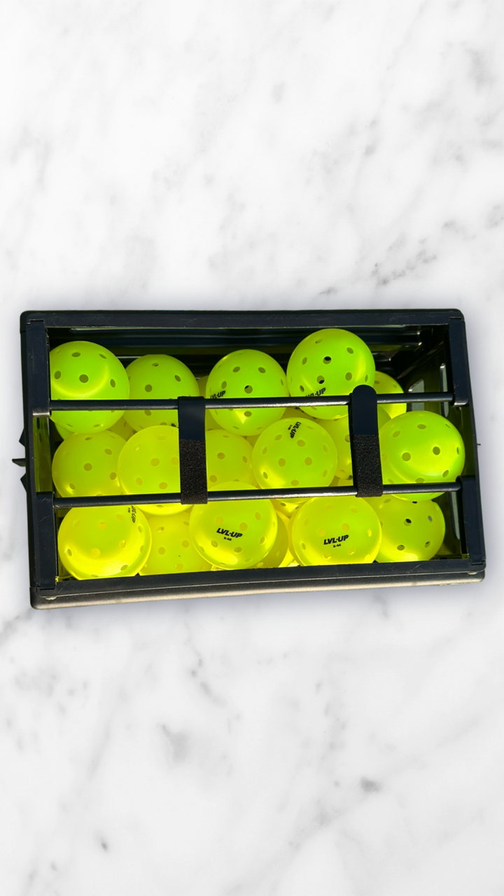 LVL-UP X-40 Outdoor Pickleball balls - 3/6/12/100 packs - Optic Yellow