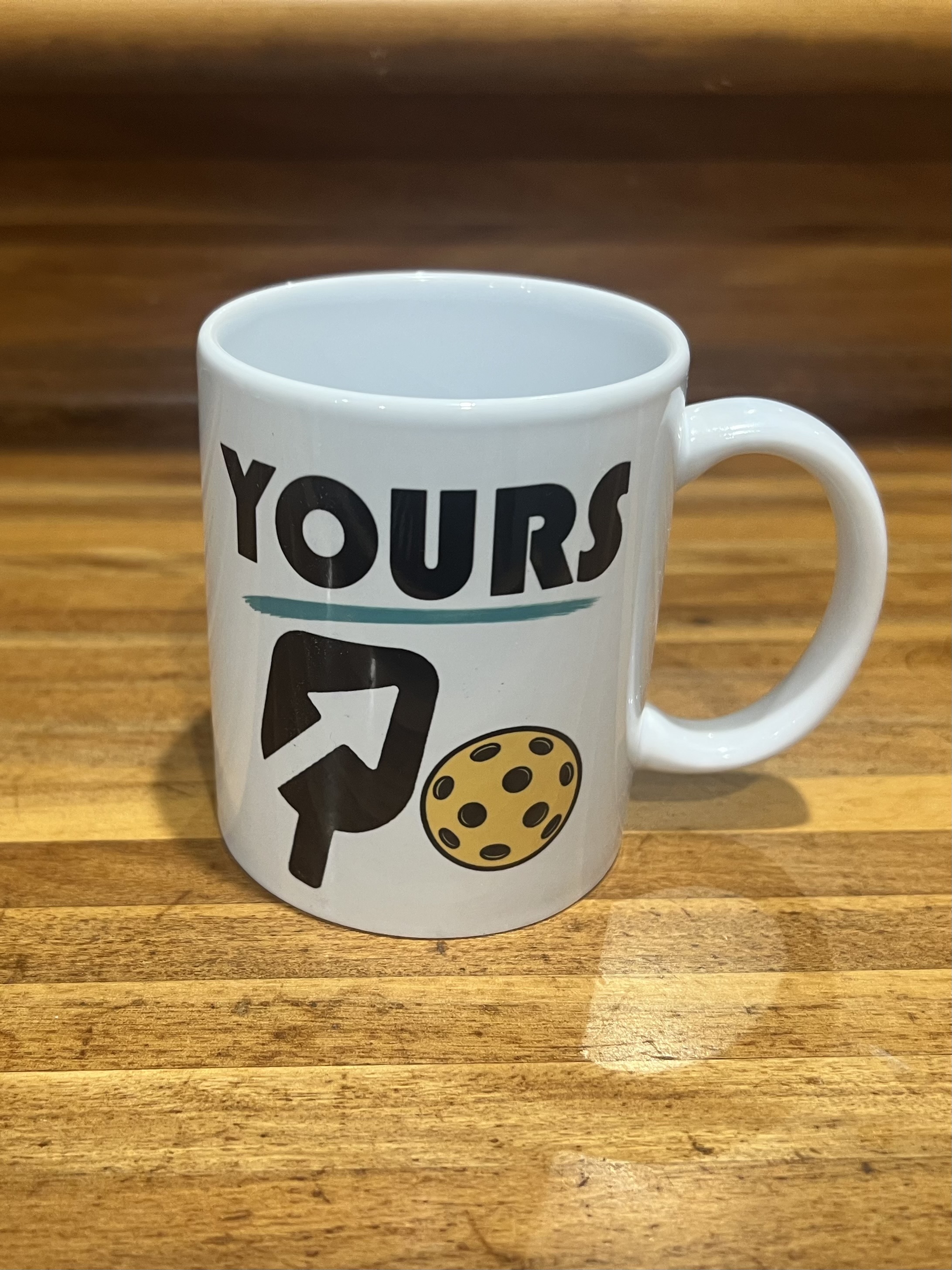 Coffee mug - Mine/Yours matching pickleball mugs (2-pack)