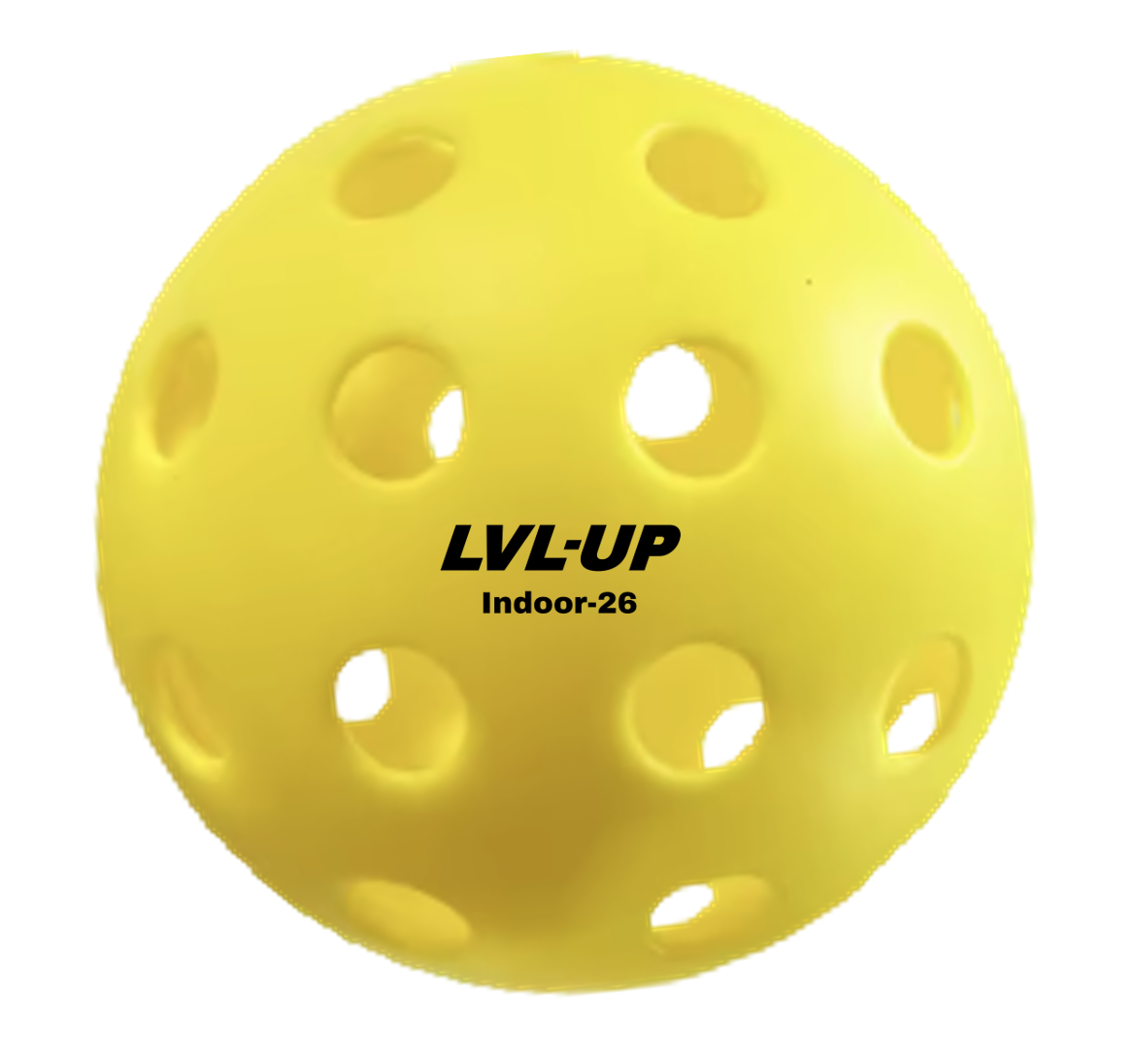 LVL-UP Indoor-26 Indoor Pickleball balls - 3/6/12/100 packs - Yellow/Burnt Orange