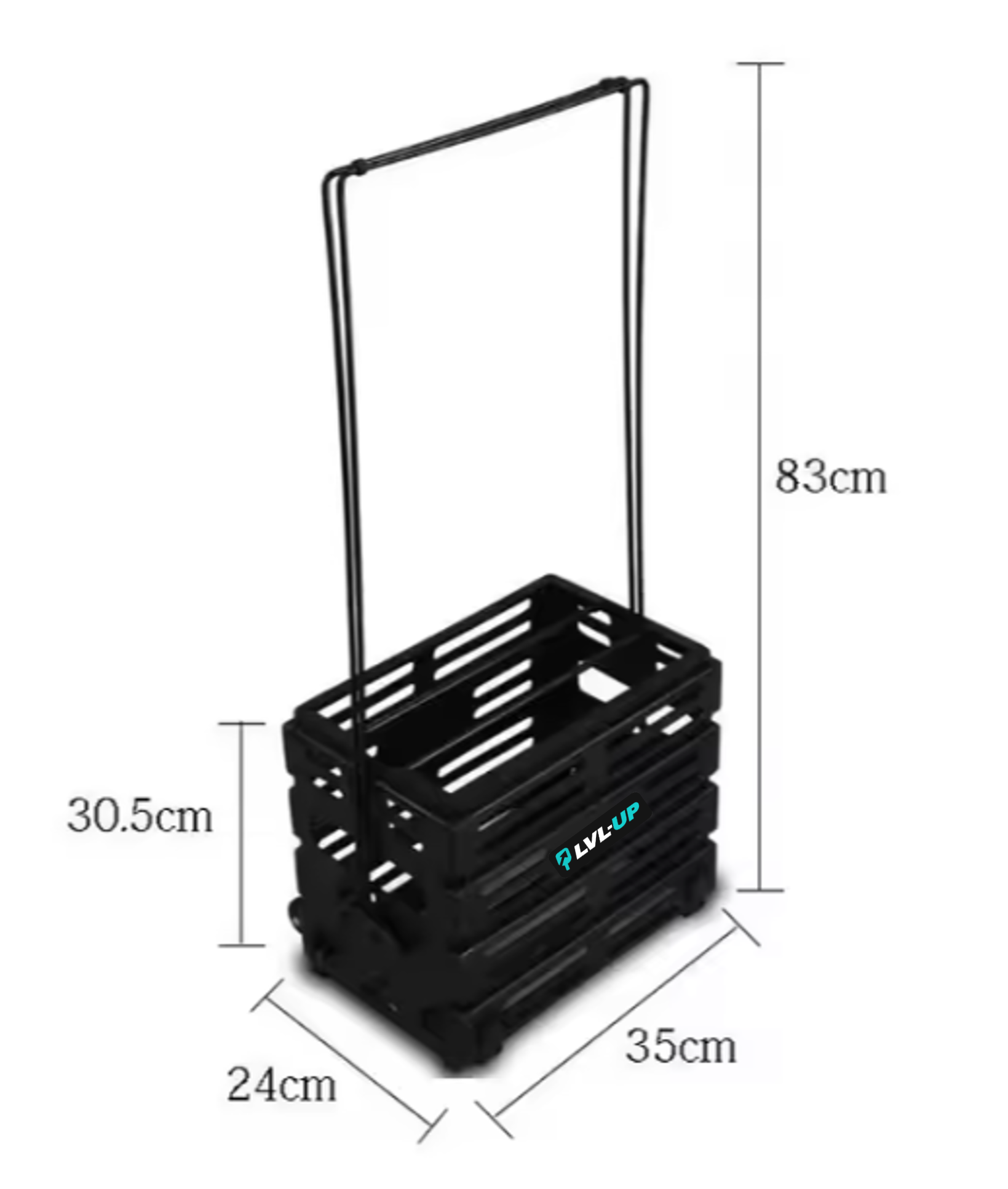  LVL-UP DRILLR 2-in1 PICKLEBALL CADDY