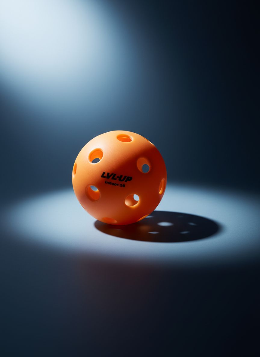 LVL-UP Indoor-26 Indoor Pickleball balls - 3/6/12/100 packs - Burnt Orange